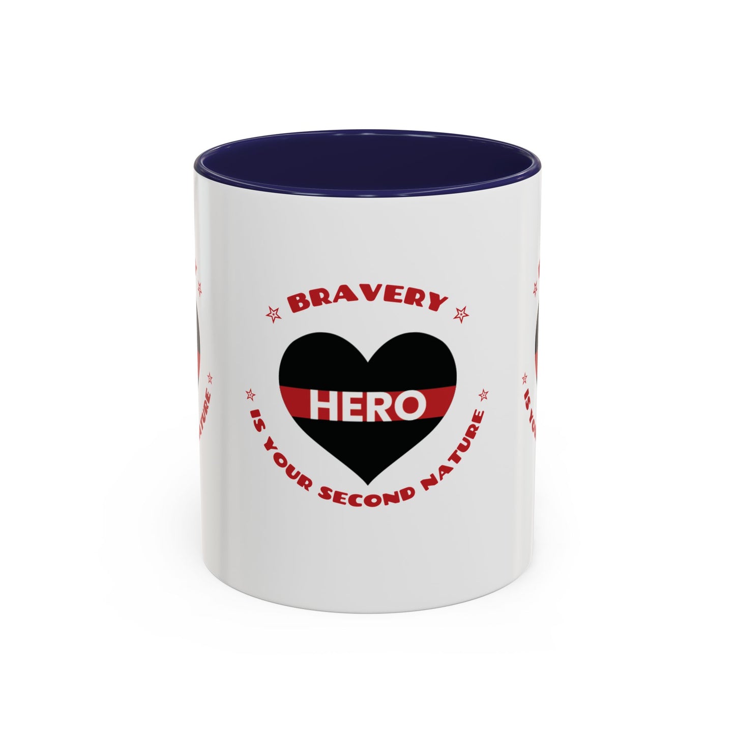 Firefighter Accent Coffee Mug – Bravery is your second nature