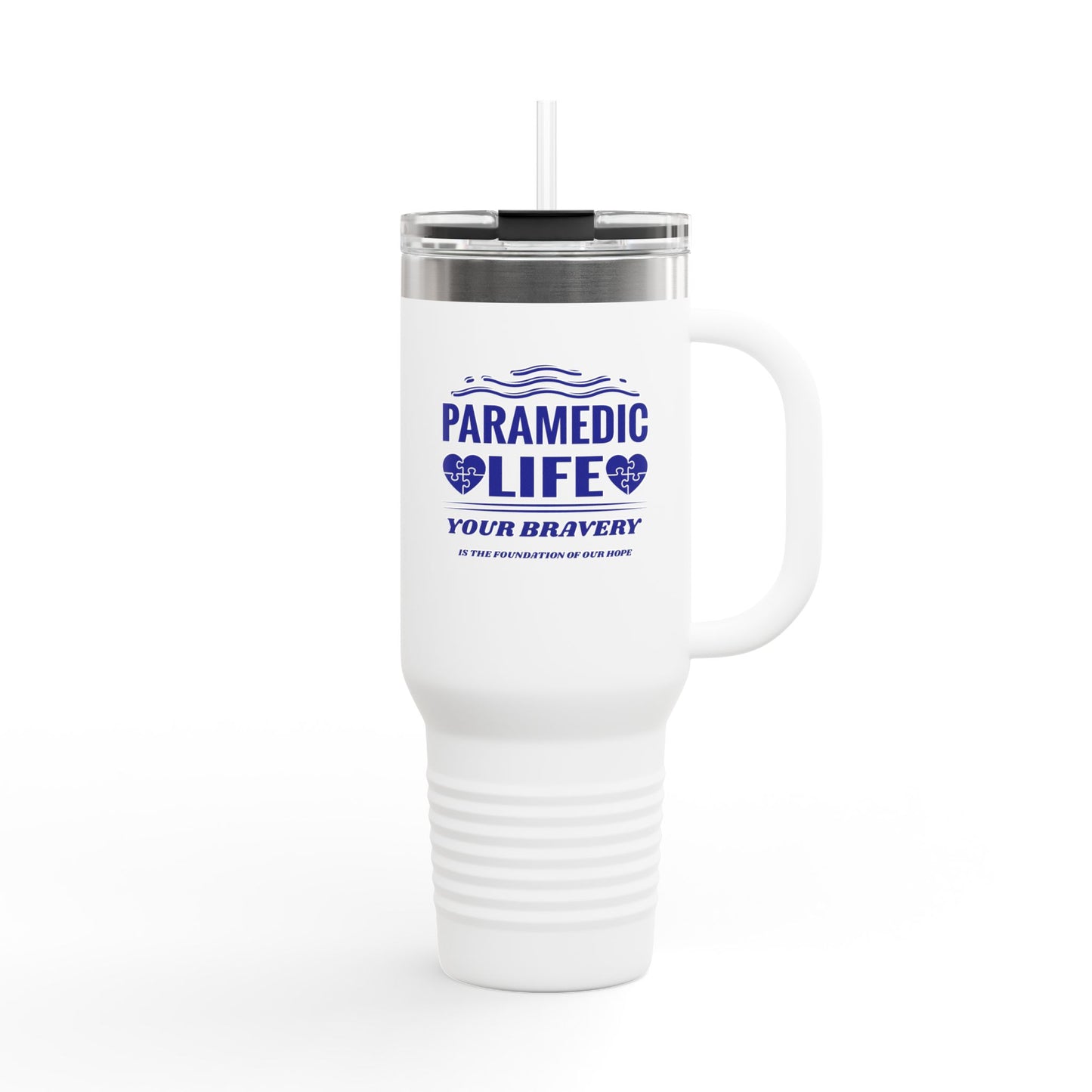 EMS Insulated Travel Mug, 40oz - Your bravery is the foundation of our hope