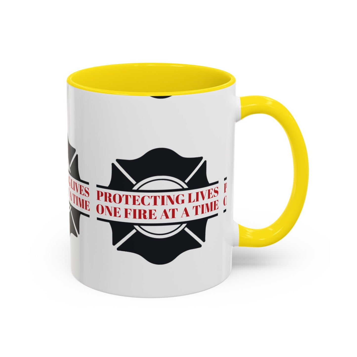 Firefighter Accent Coffee Mug – Protecting lives, one fire at a time