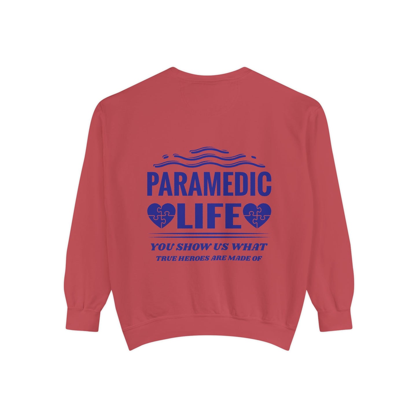 EMS Unisex Garment-Dyed Sweatshirt –You show us what true heroes are made of