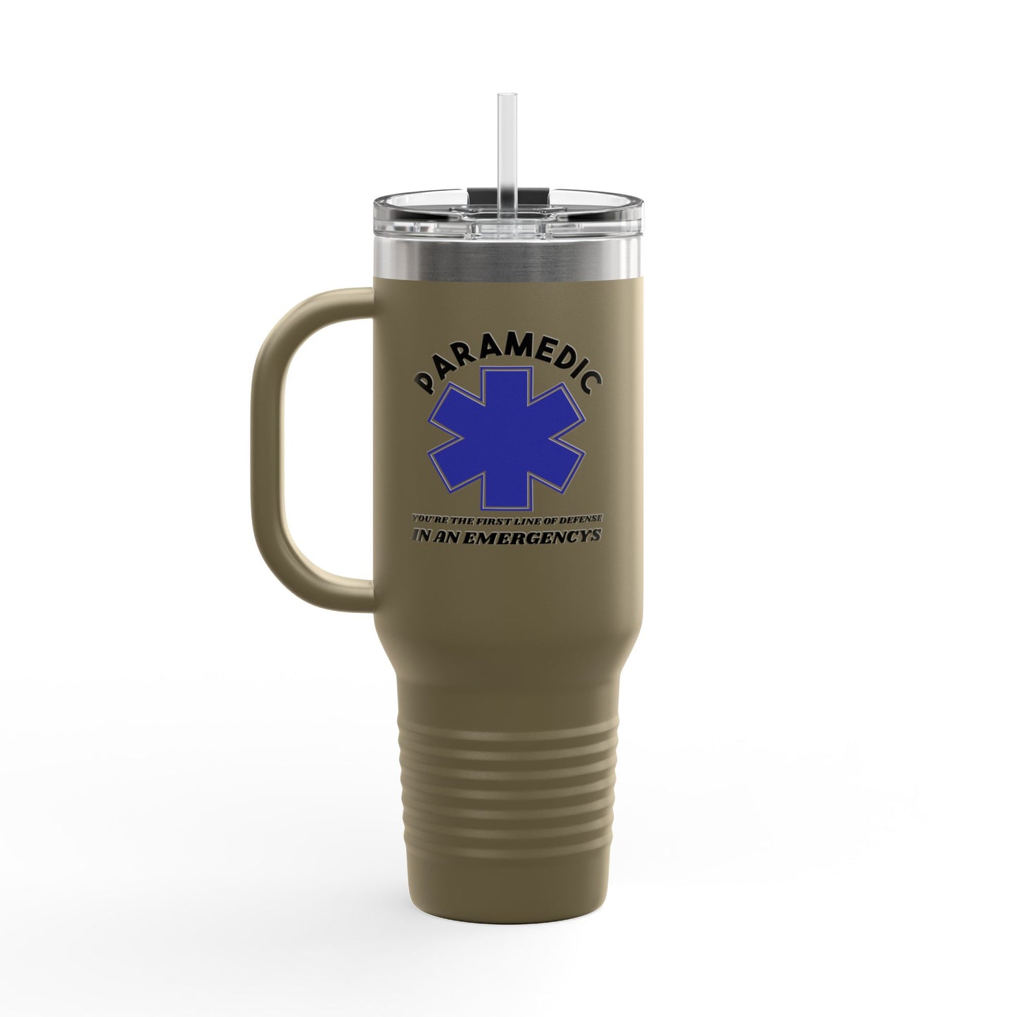 EMS Insulated Travel Mug, 40oz - You’re the first line of defense in an emergency