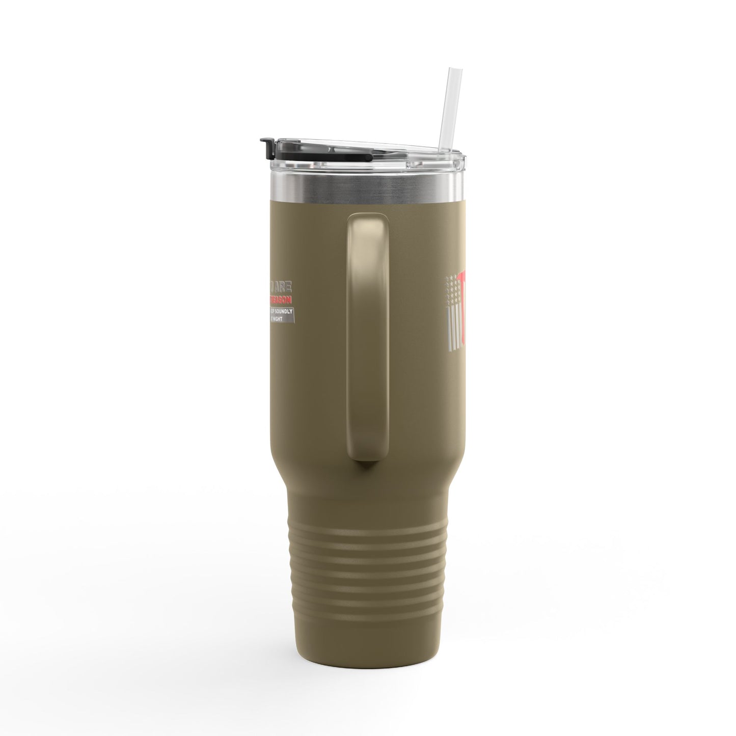 Firefighter Insulated Travel Mug, 40oz – You are the reason we sleep soundly at night