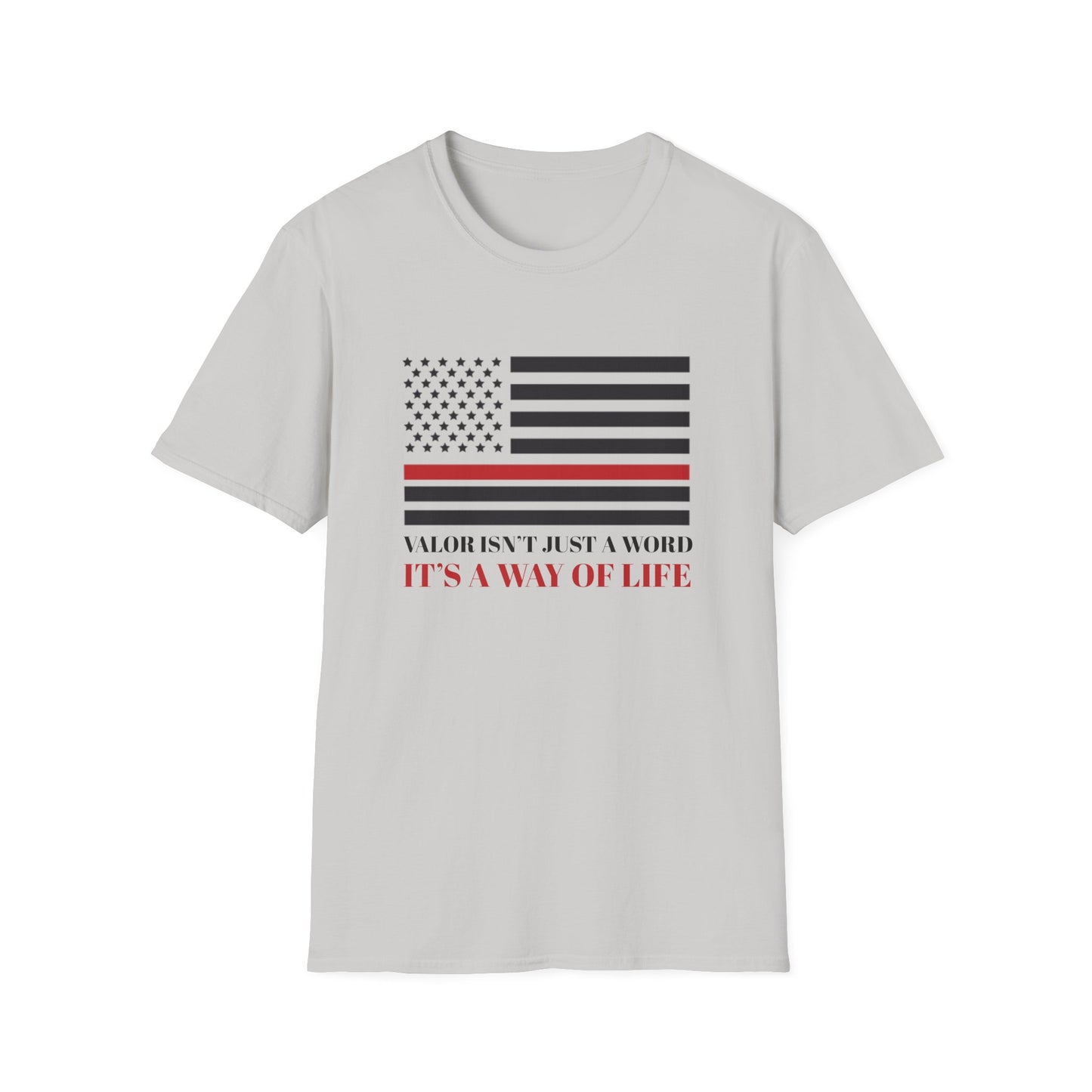 Firefighter Softstyle T-Shirt – Valor isn’t just a word—it’s a way of life
