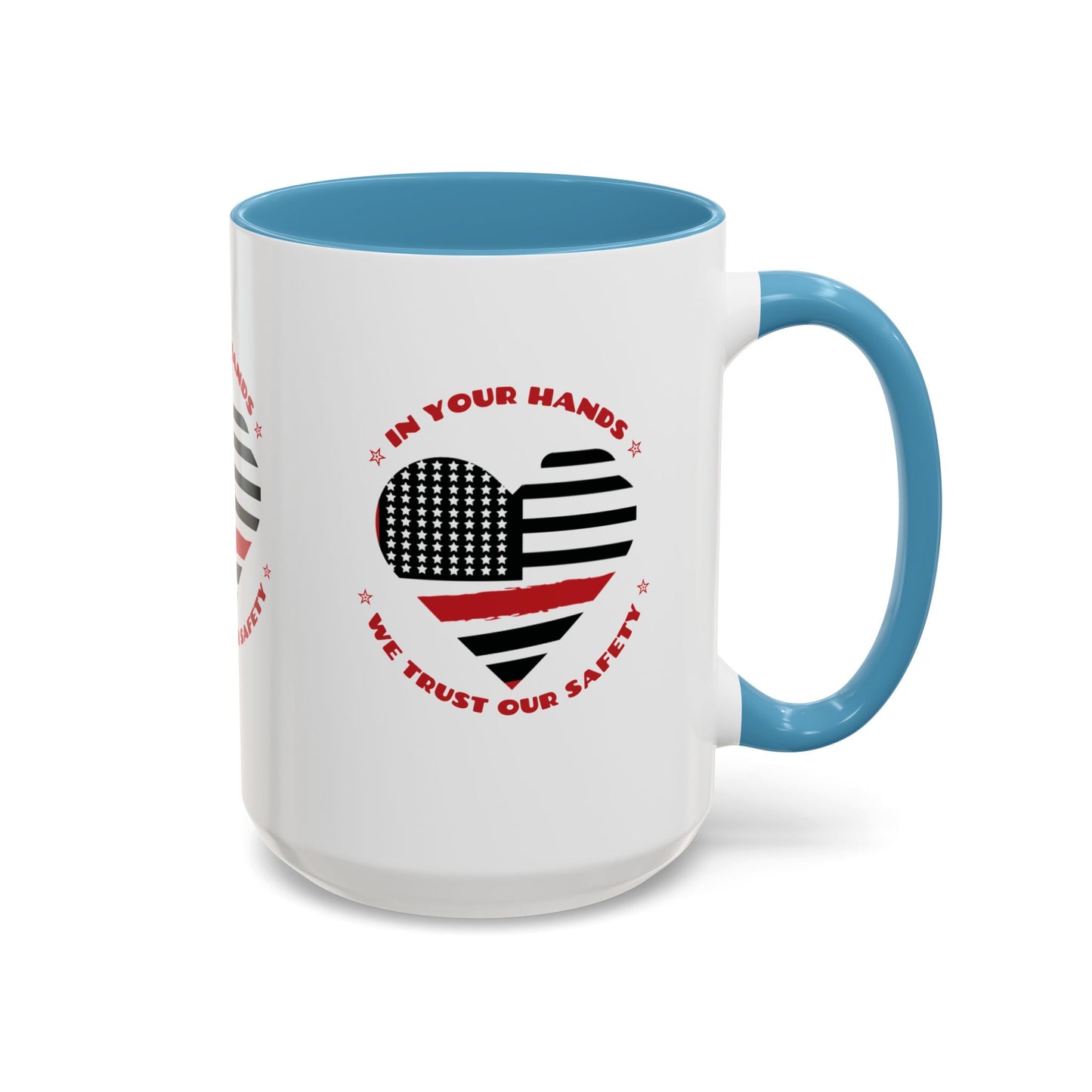 Firefighter Accent Coffee Mug – In your hands, we trust our safety