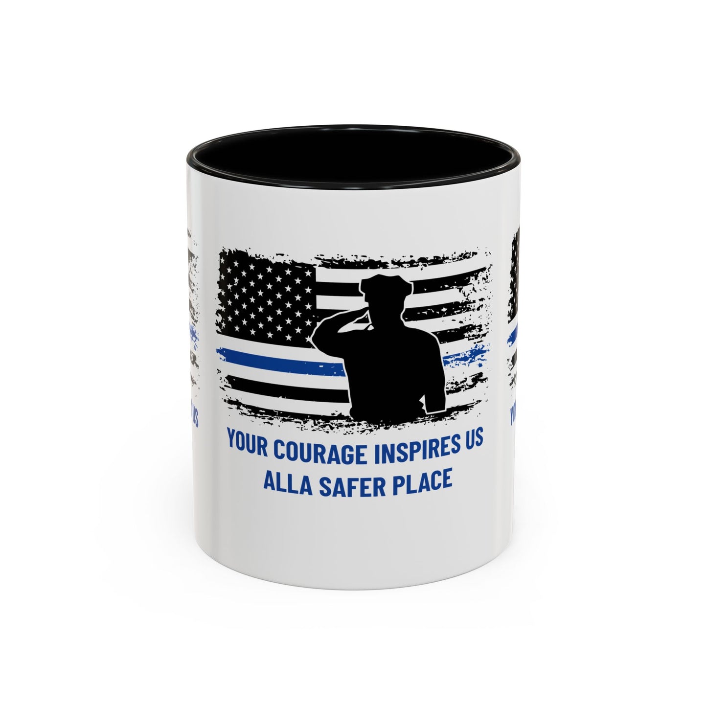 Police Accent Coffee Mug – Your courage inspires us all