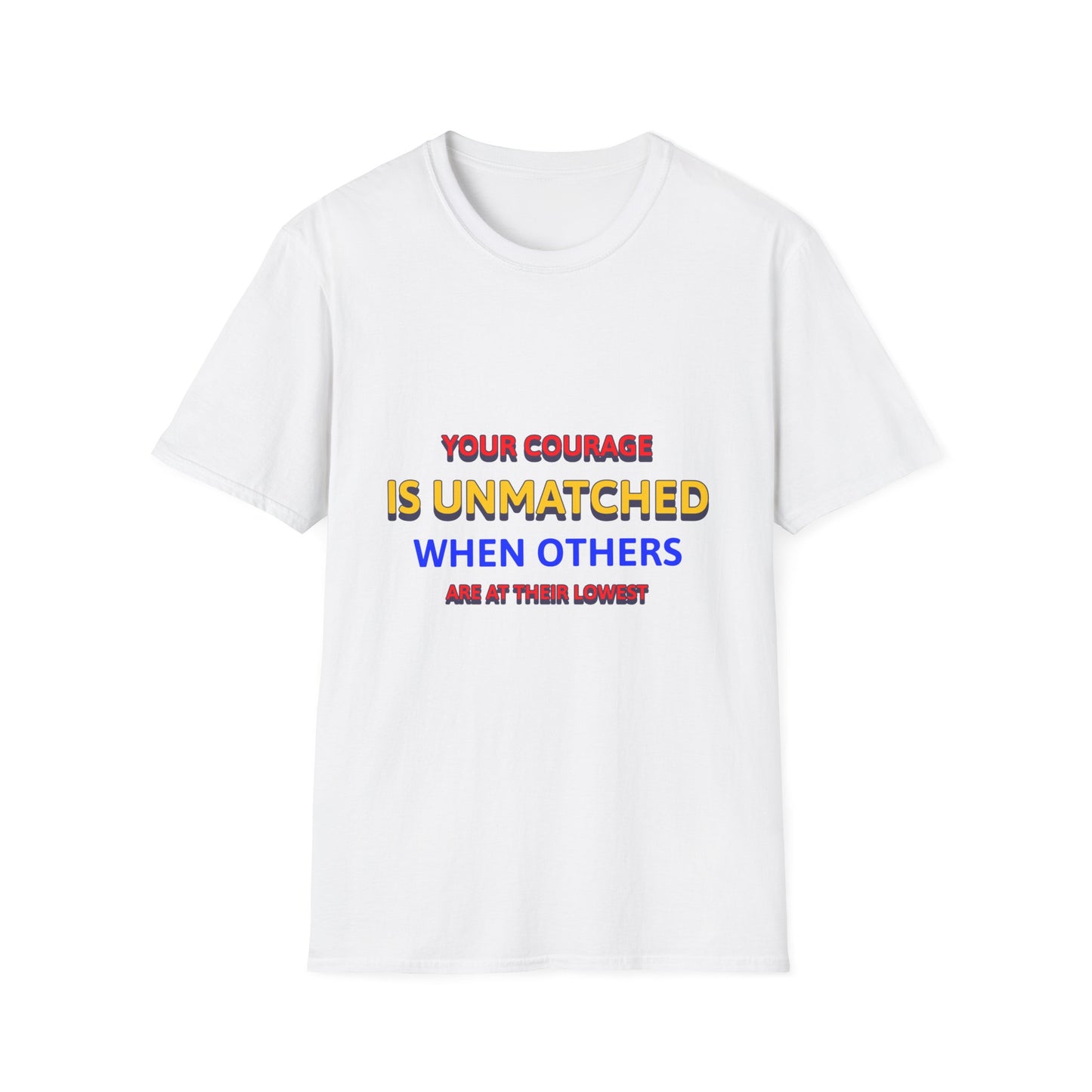 EMS Inspiration Softstyle T-Shirt – Your courage is unmatched when others are at their lowest