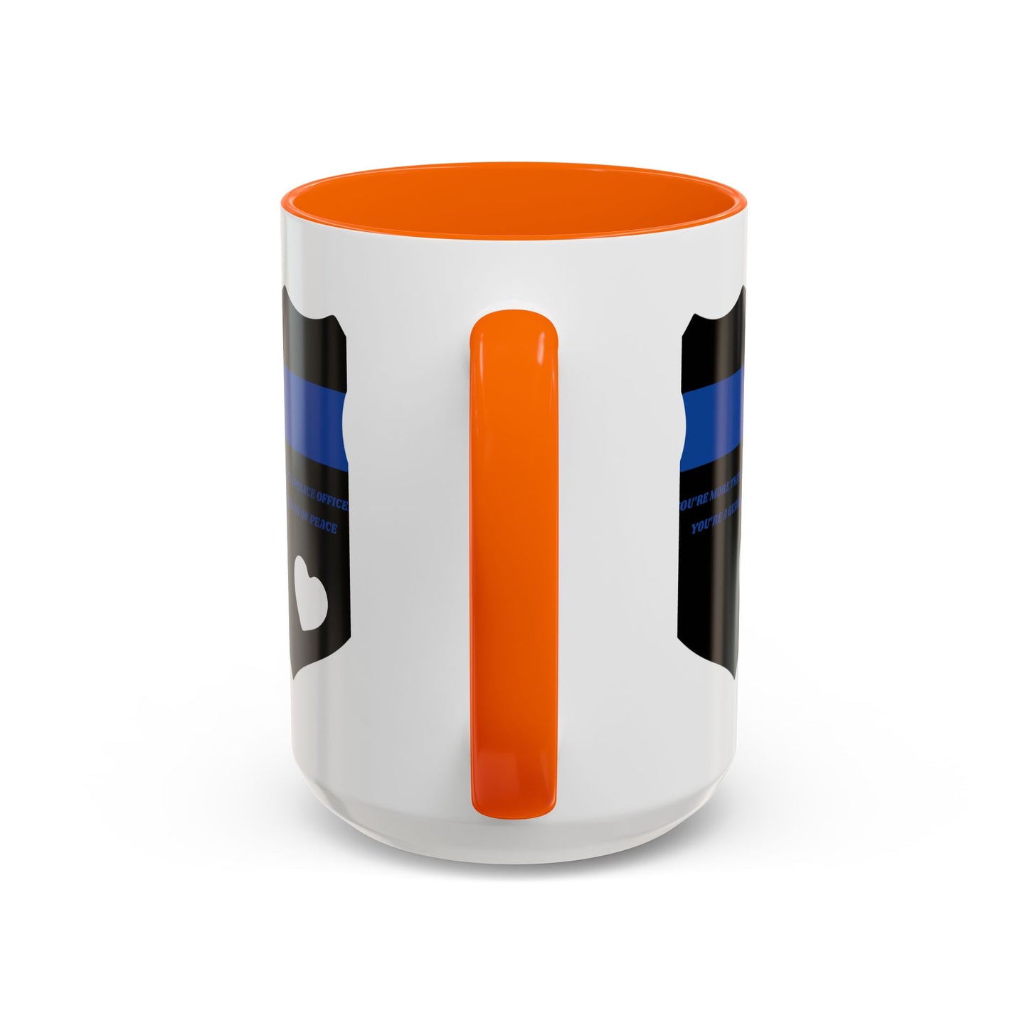 Police Accent Coffee Mug – You’re more than a police officer—you’re a guardian of peace
