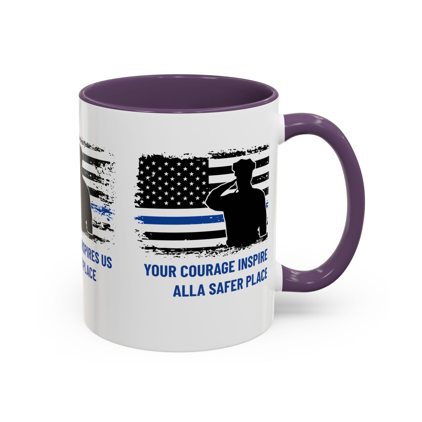 Police Accent Coffee Mug – Your courage inspires us all