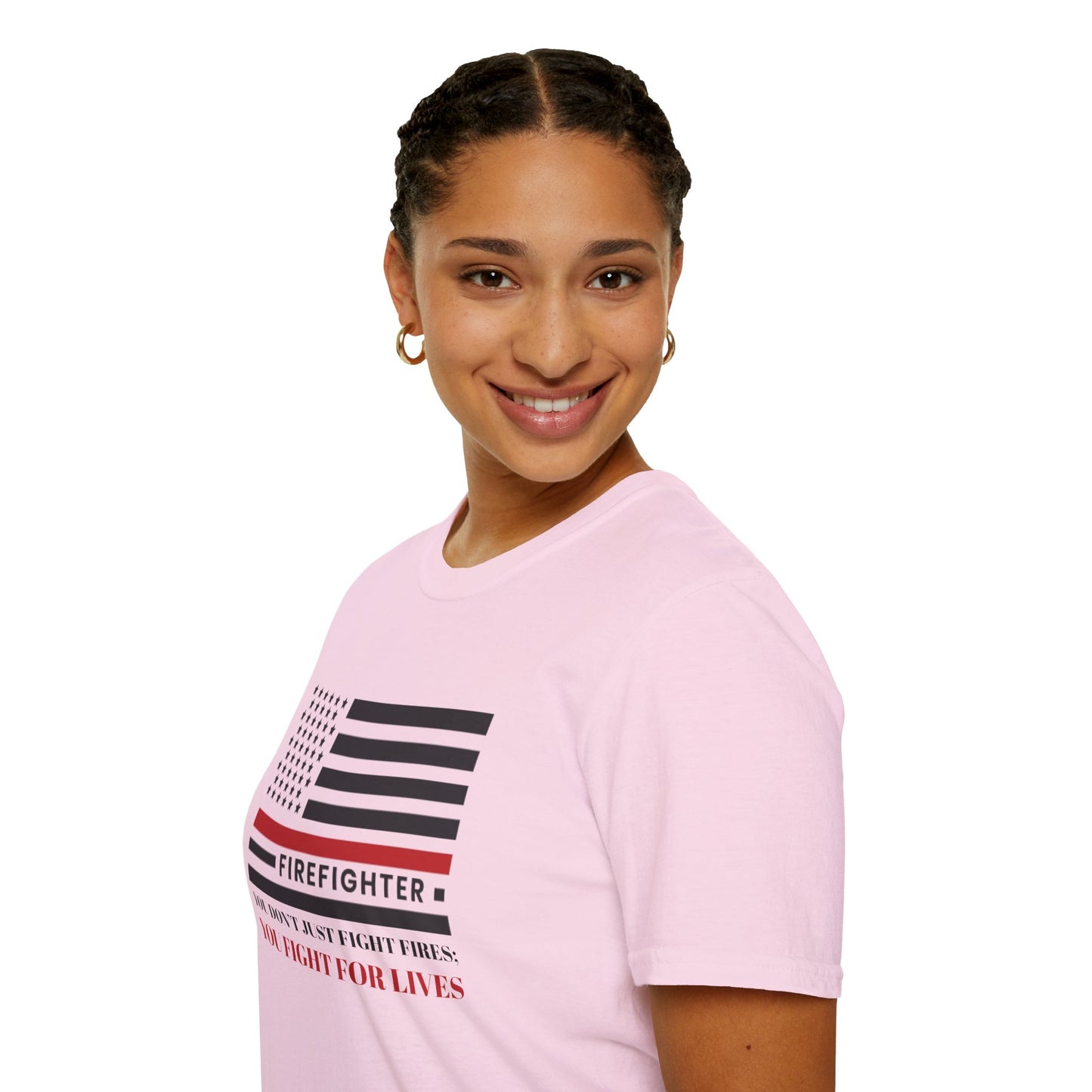 Firefighter Softstyle T-Shirt – You don’t just fight fires; you fight for lives
