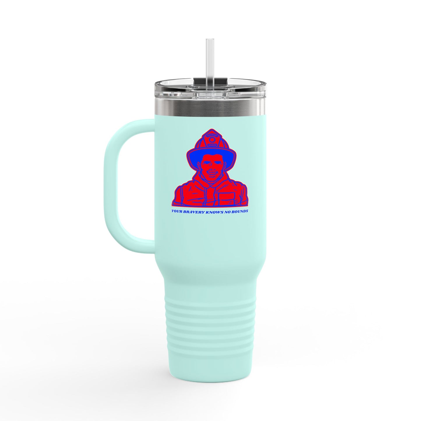 Firefighter Insulated Travel Mug, 40oz – Your bravery knows no bounds