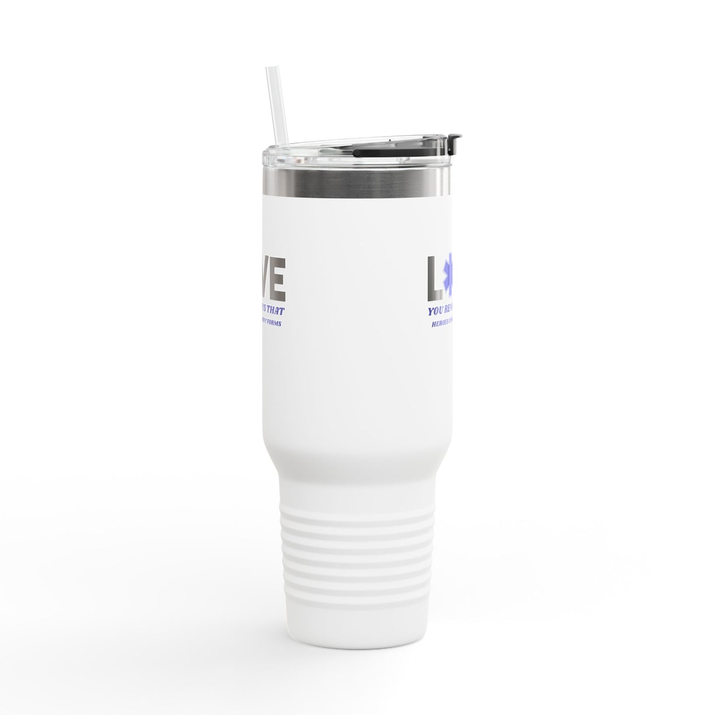 EMS Insulated Travel Mug, 40oz - You remind us that heroes come in many forms