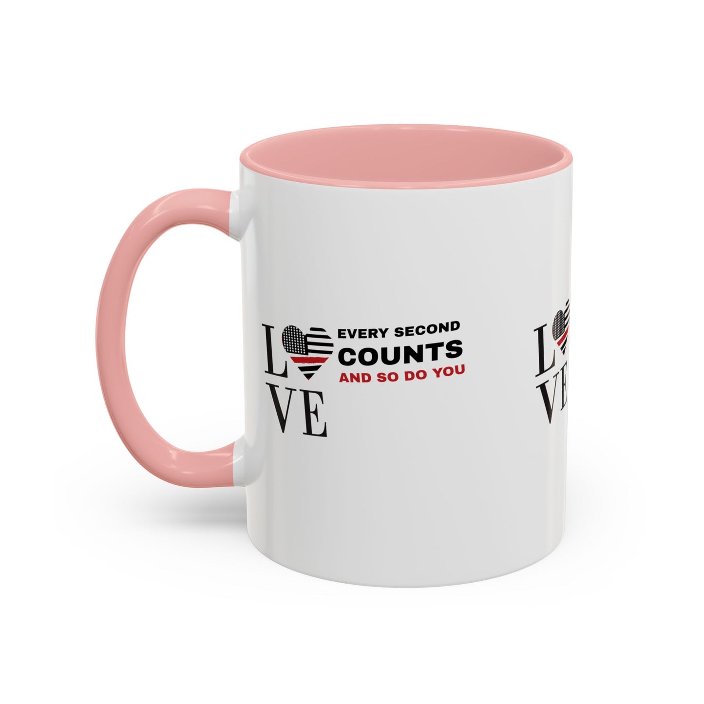 Firefighter Accent Coffee Mug – Every second counts, and so do you