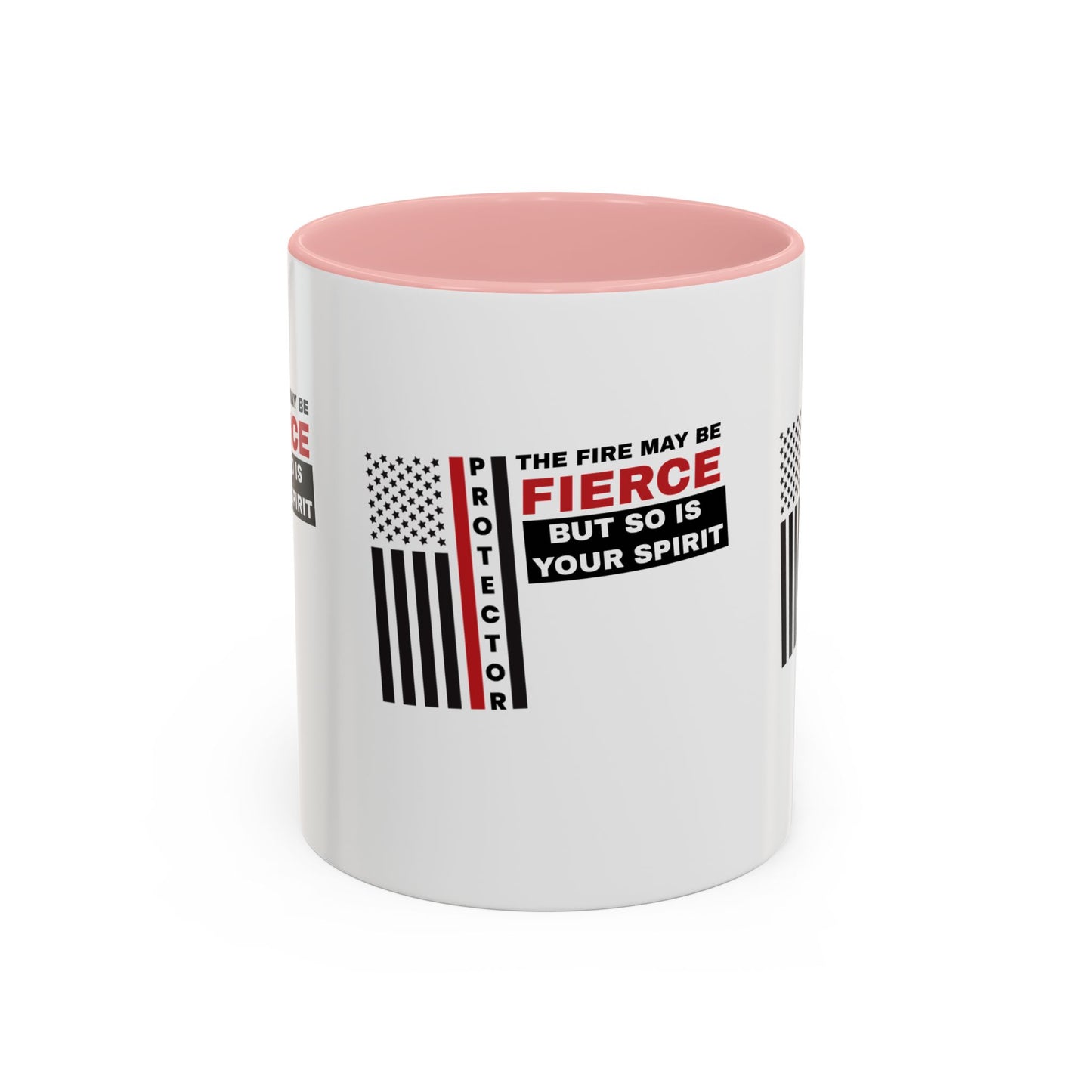 Firefighter Accent Coffee Mug – The fire may be fierce, but so is your spirit