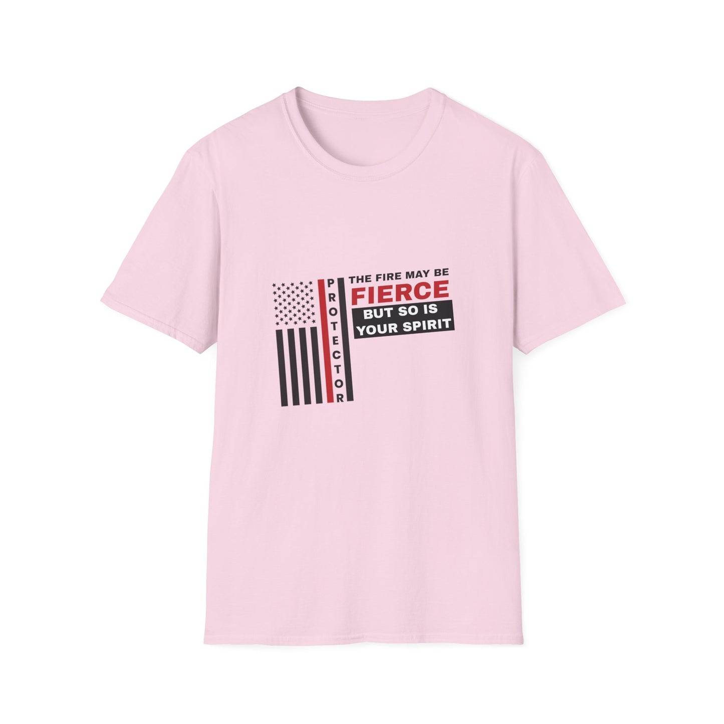 Firefighter Softstyle T-Shirt – The fire may be fierce, but so is your spirit