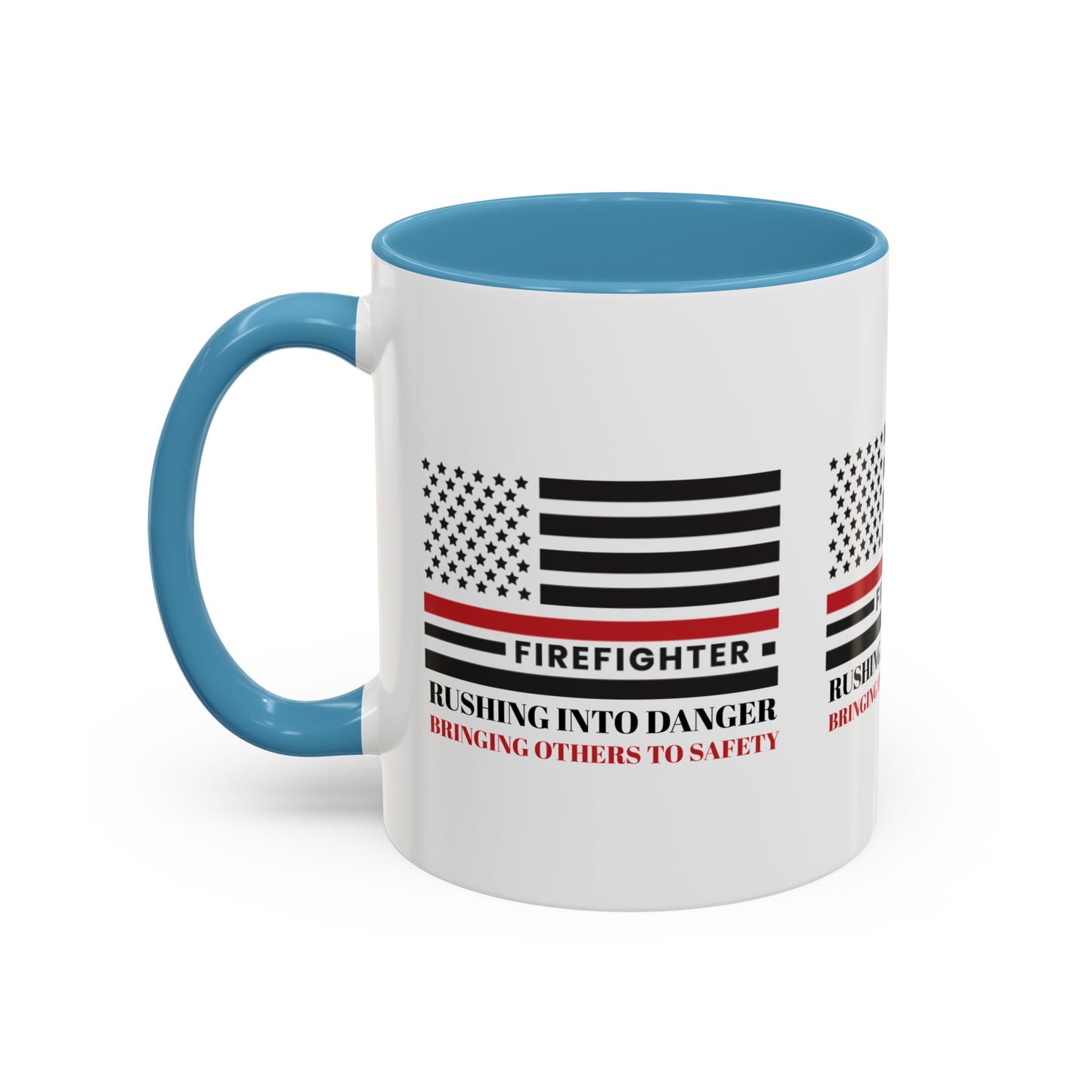 Firefighter Accent Coffee Mug – Rushing into danger, bringing others to safety