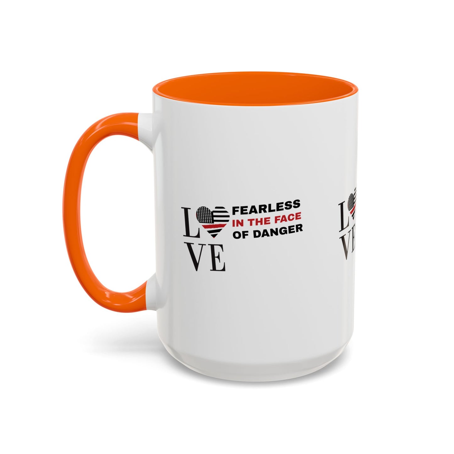 Firefighter Accent Coffee Mug – Fearless in the face of danger