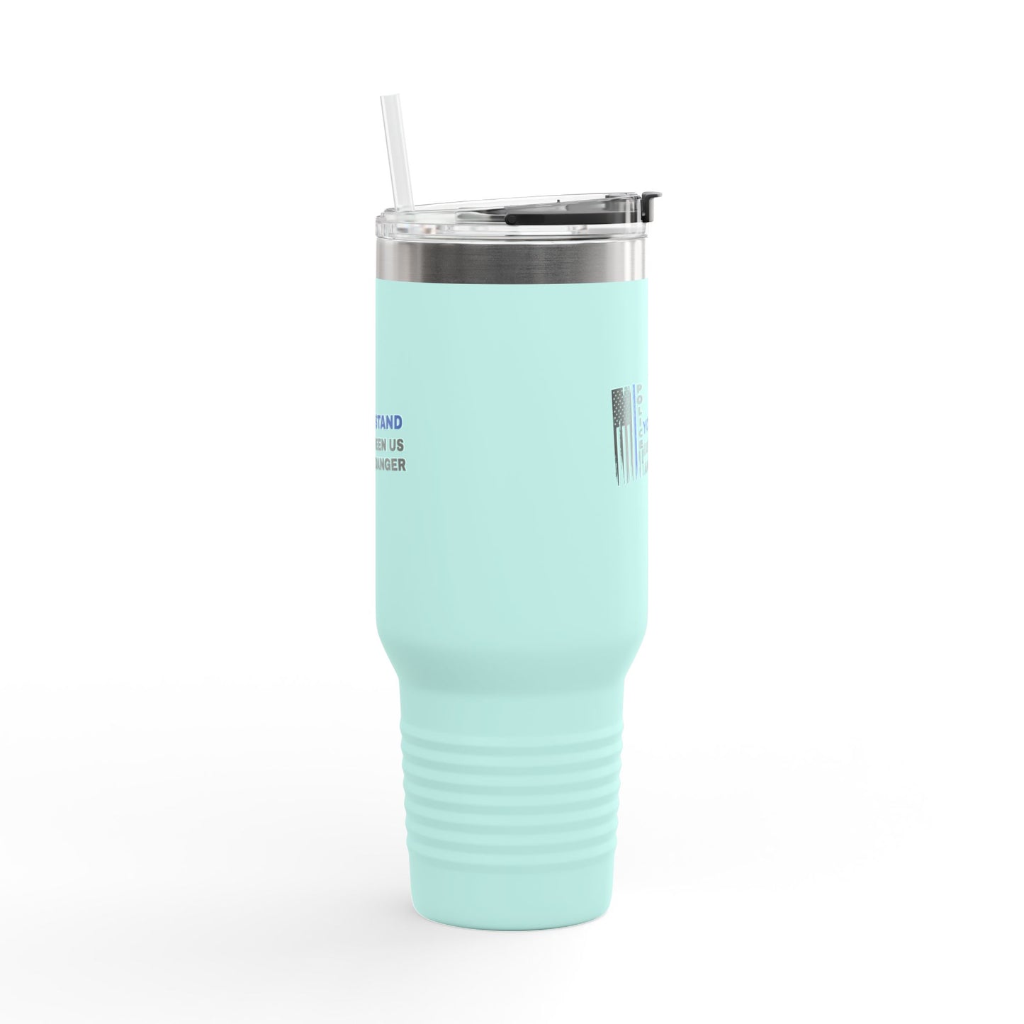 Police Insulated Travel Mug, 40oz – You stand between us and danger