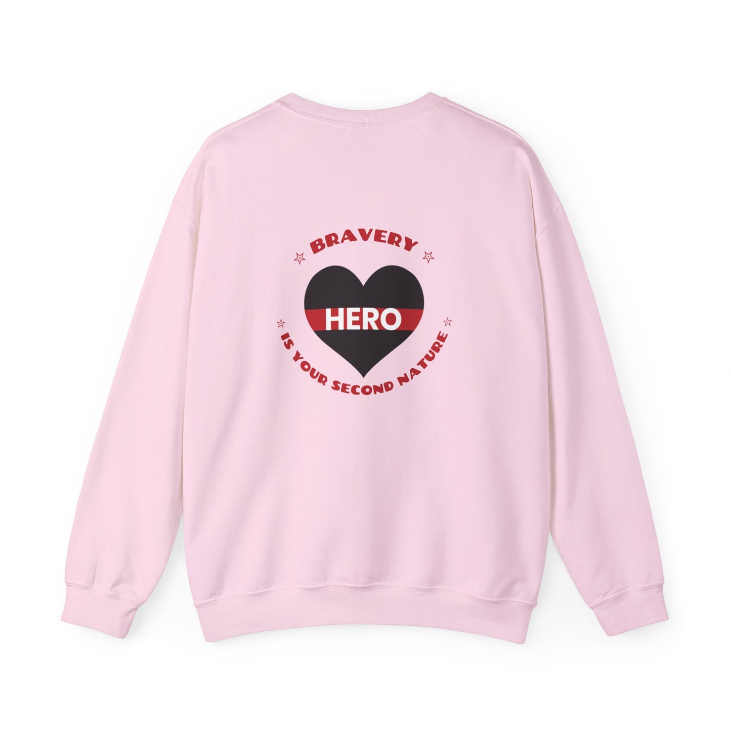 Firefighter Unisex Heavy Blend Crewneck Sweatshirt – Bravery is your second nature