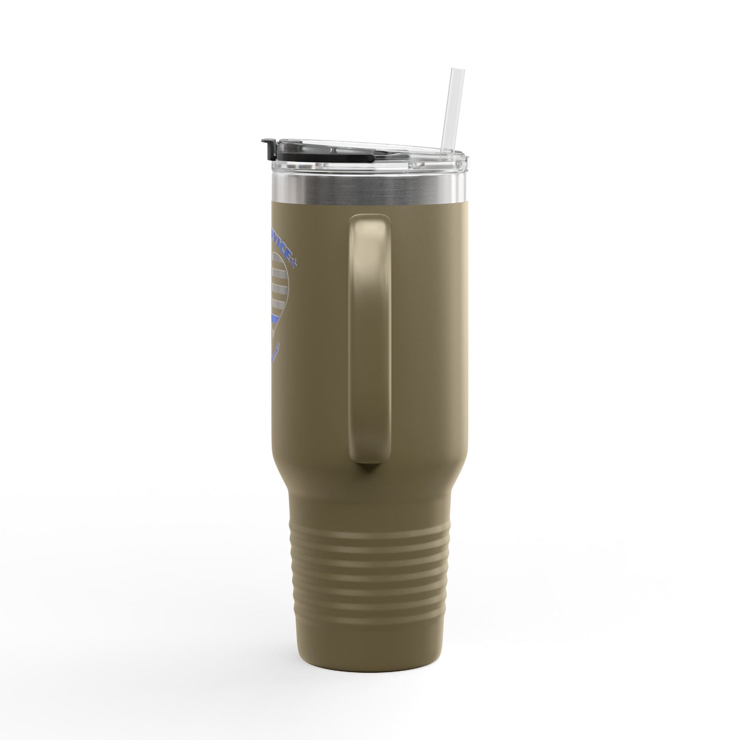 Travel Mug, 40oz Your Service Keeps Us Strong - Police Appreciation Design