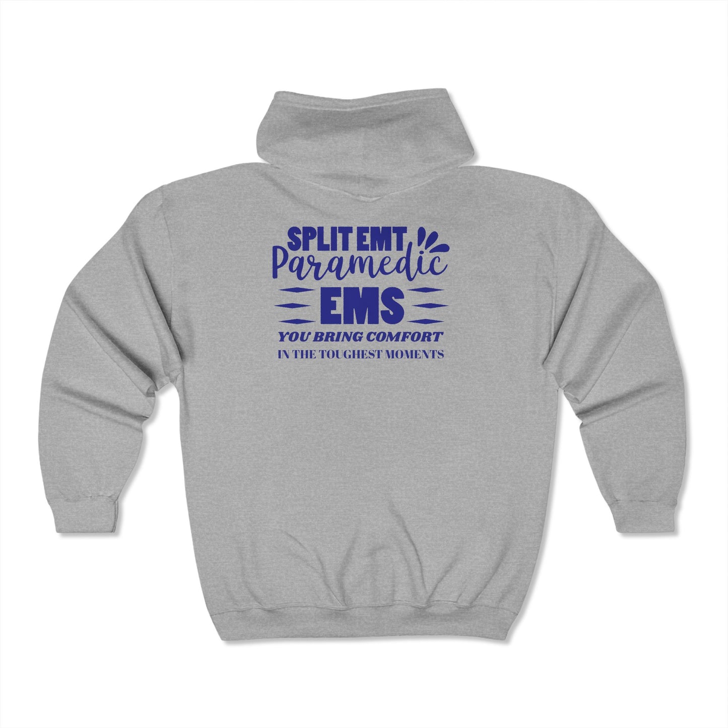 EMS Unisex Full Zip Hooded Sweatshirt – You bring comfort in the toughest moments