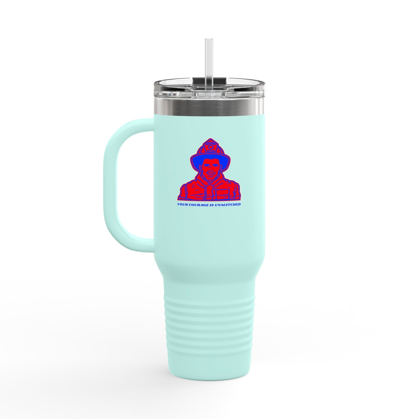 Firefighter Insulated Travel Mug, 40oz – Your courage is unmatched