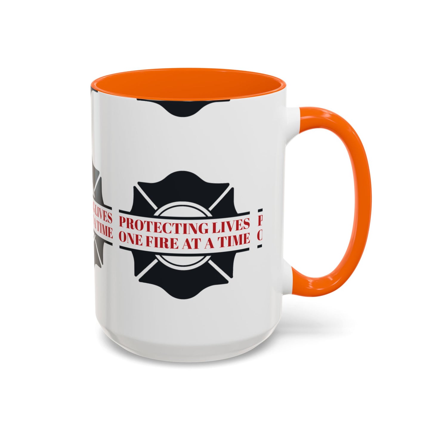 Firefighter Accent Coffee Mug – Protecting lives, one fire at a time