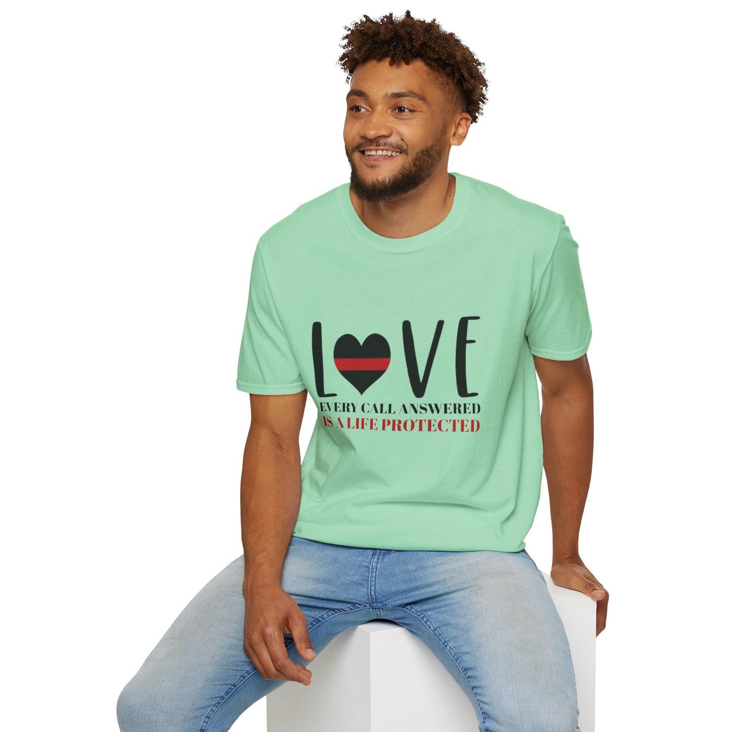 Firefighter Softstyle T-Shirt – Every call answered is a life protected