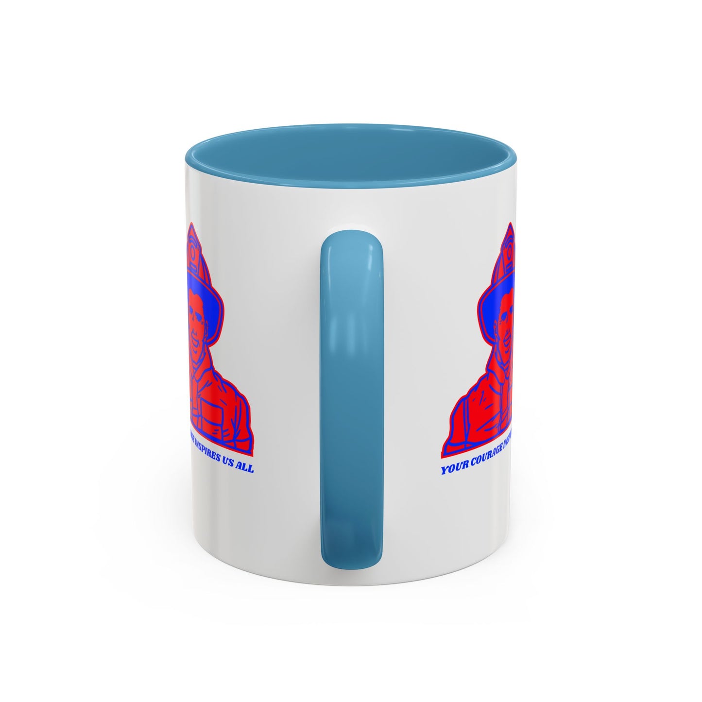 Firefighter Accent Coffee Mug – Your courage inspires us all
