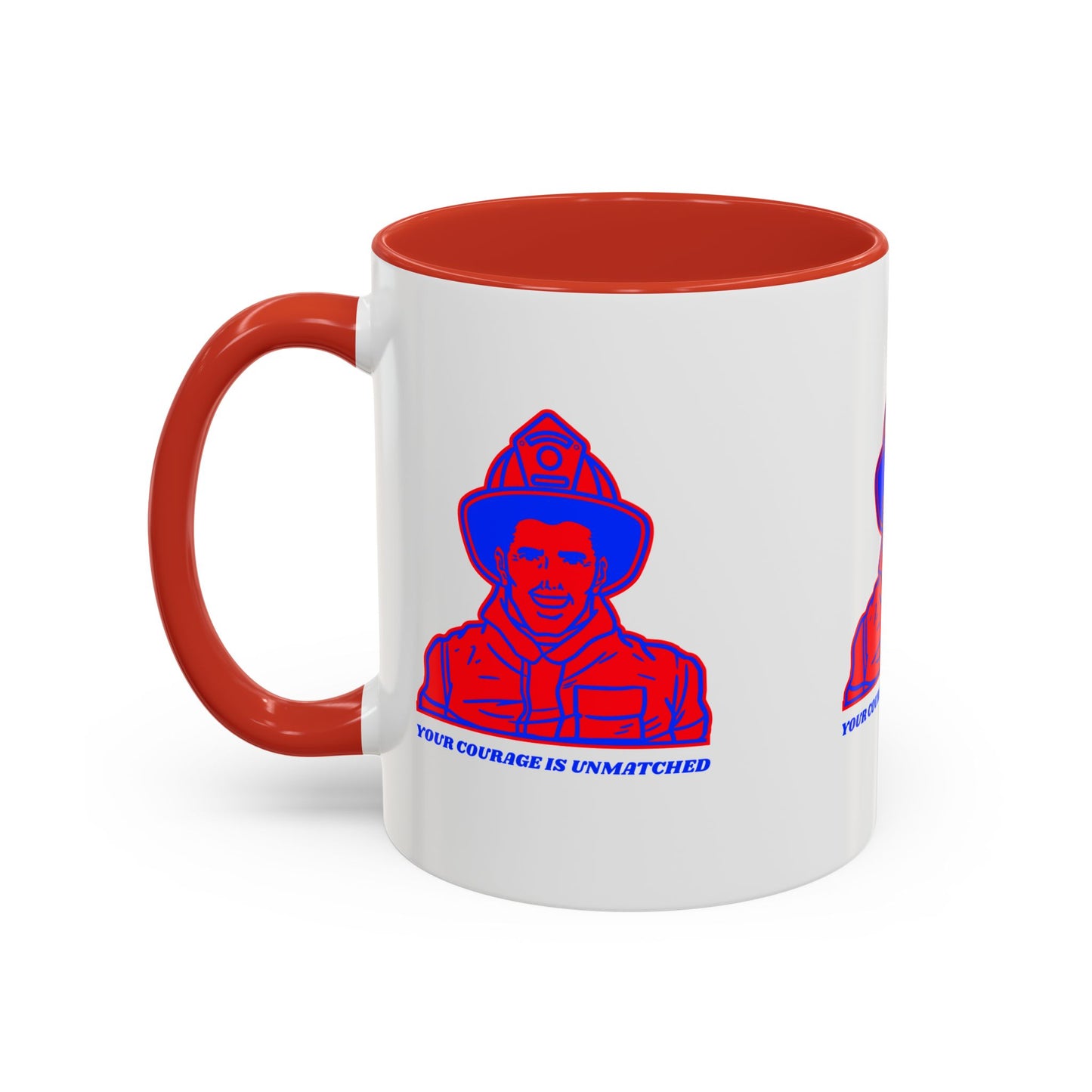 Firefighter Accent Coffee Mug – Your courage is unmatched