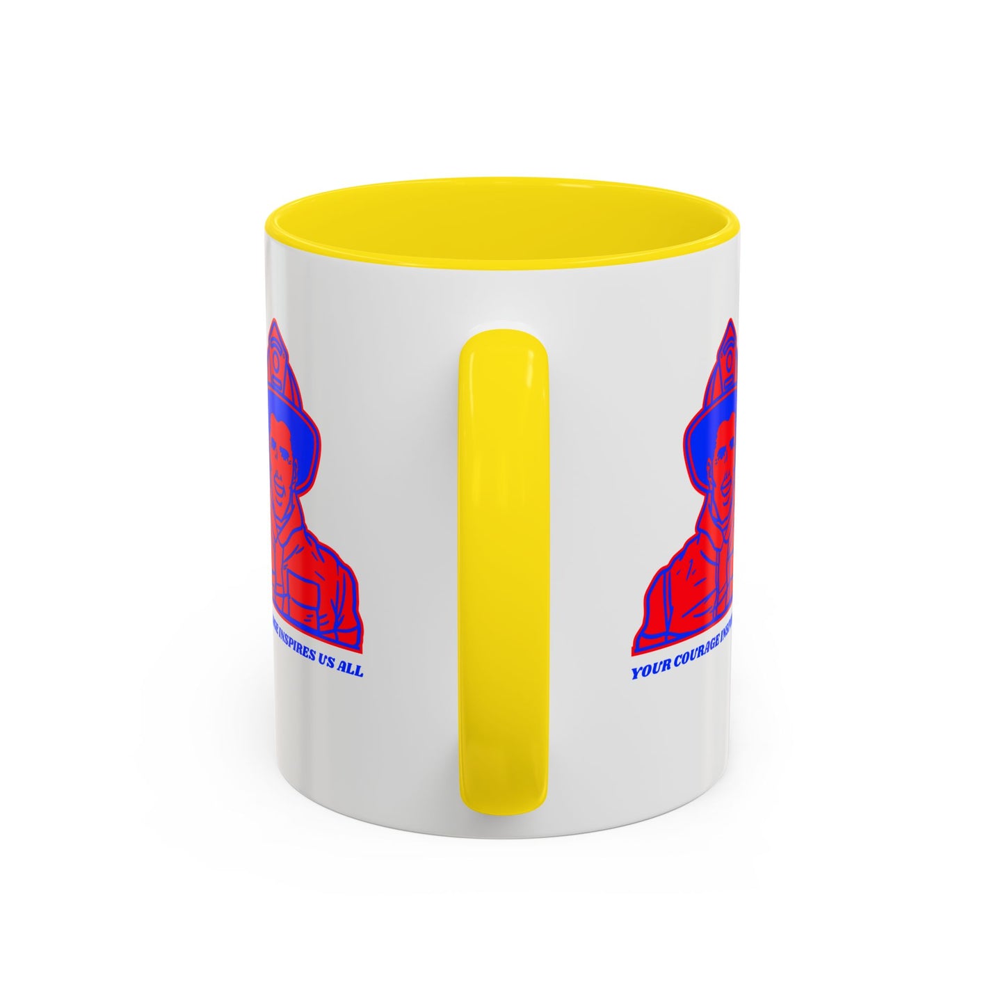 Firefighter Accent Coffee Mug – Your courage inspires us all