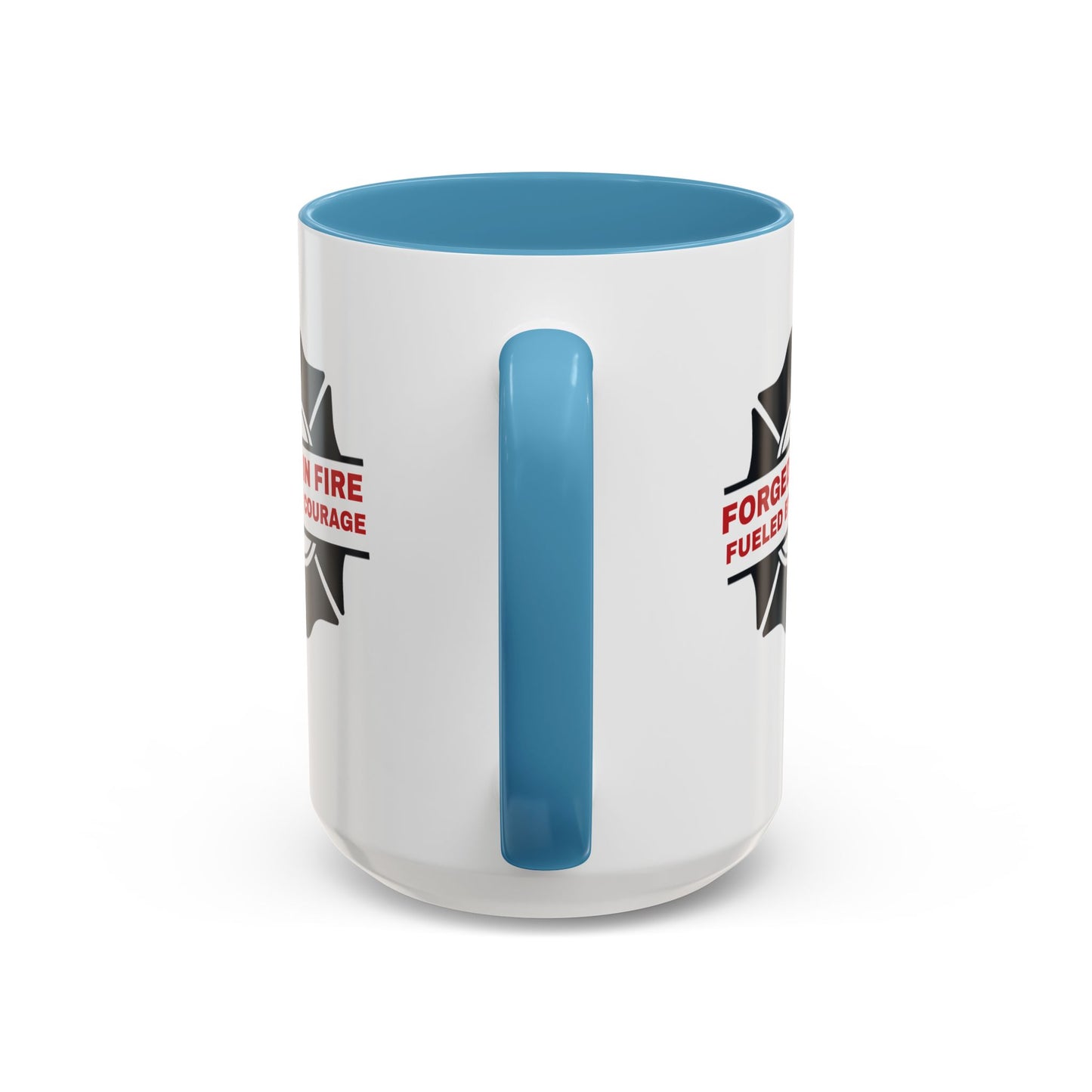 Firefighter Accent Coffee Mug – Forged in fire, fueled by courage