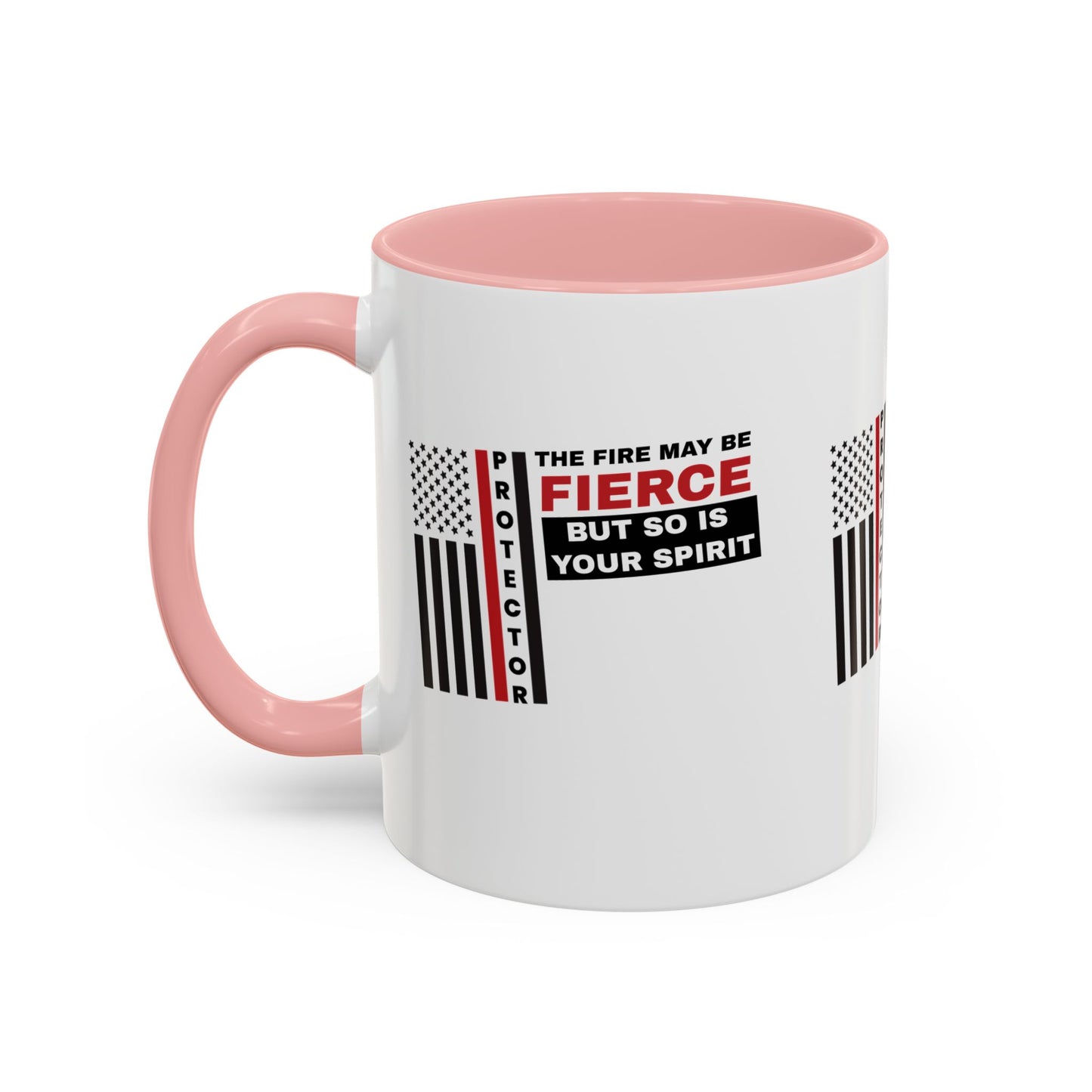 Firefighter Accent Coffee Mug – The fire may be fierce, but so is your spirit