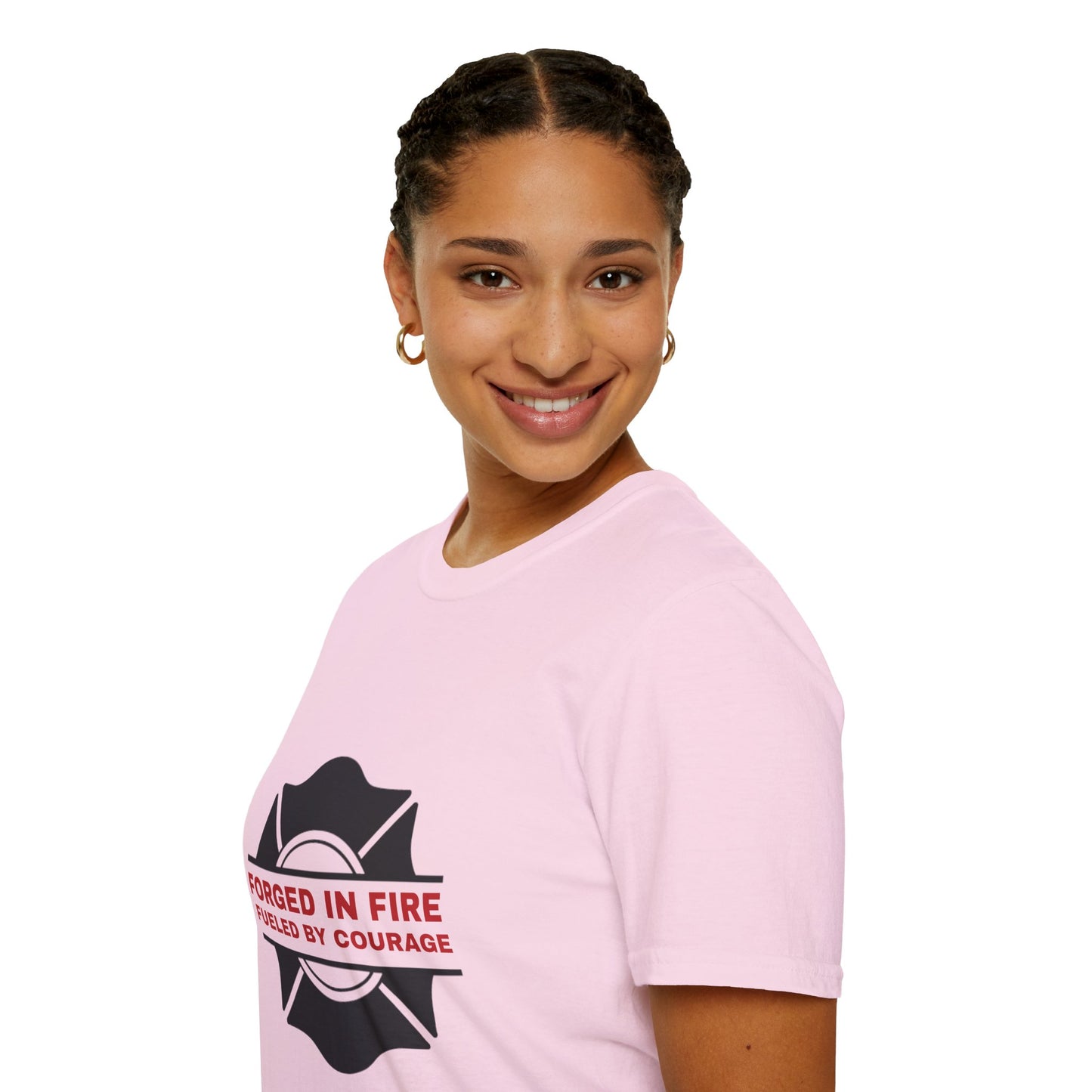 Firefighter Softstyle T-Shirt – Forged in fire, fueled by courage