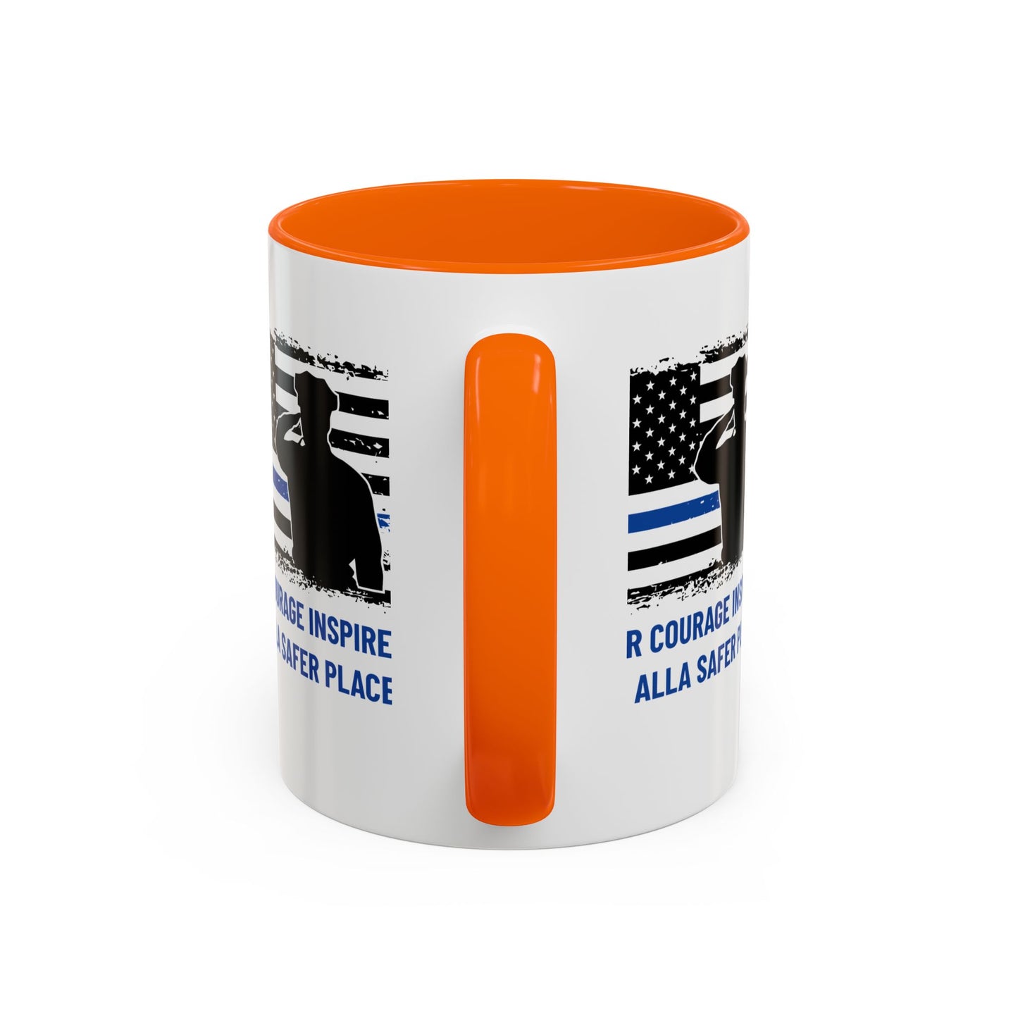 Police Accent Coffee Mug – Your courage inspires us all