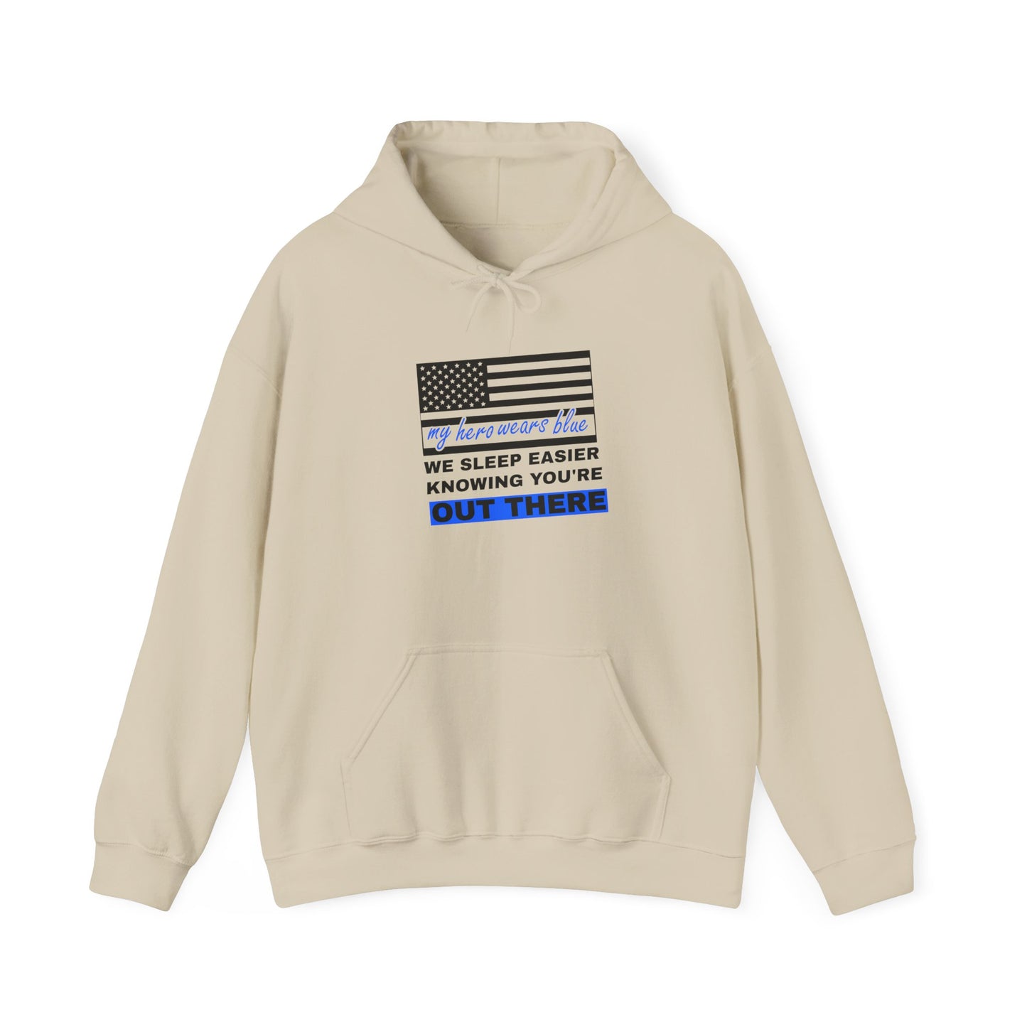 Police Hooded Sweatshirt – We sleep easier knowing you're out there