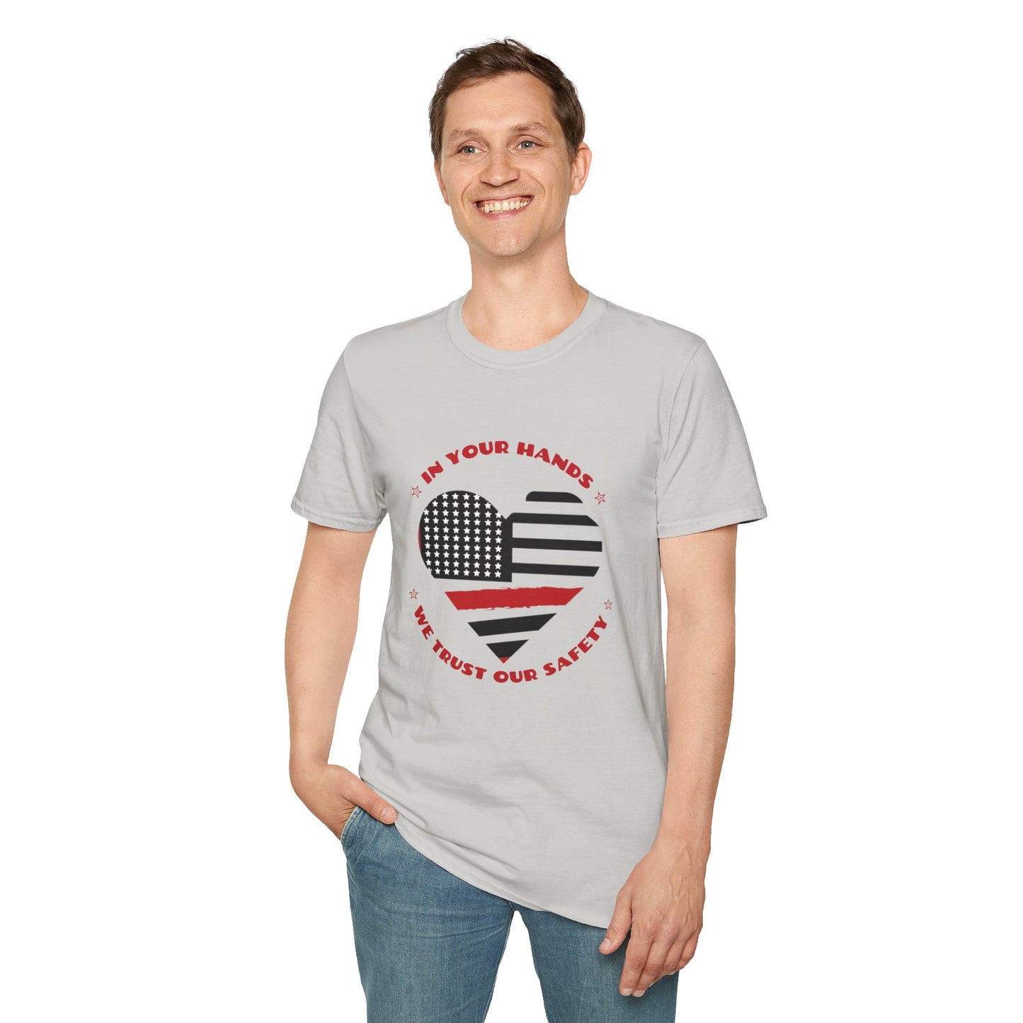 Firefighter Softstyle T-Shirt – In your hands, we trust our safety