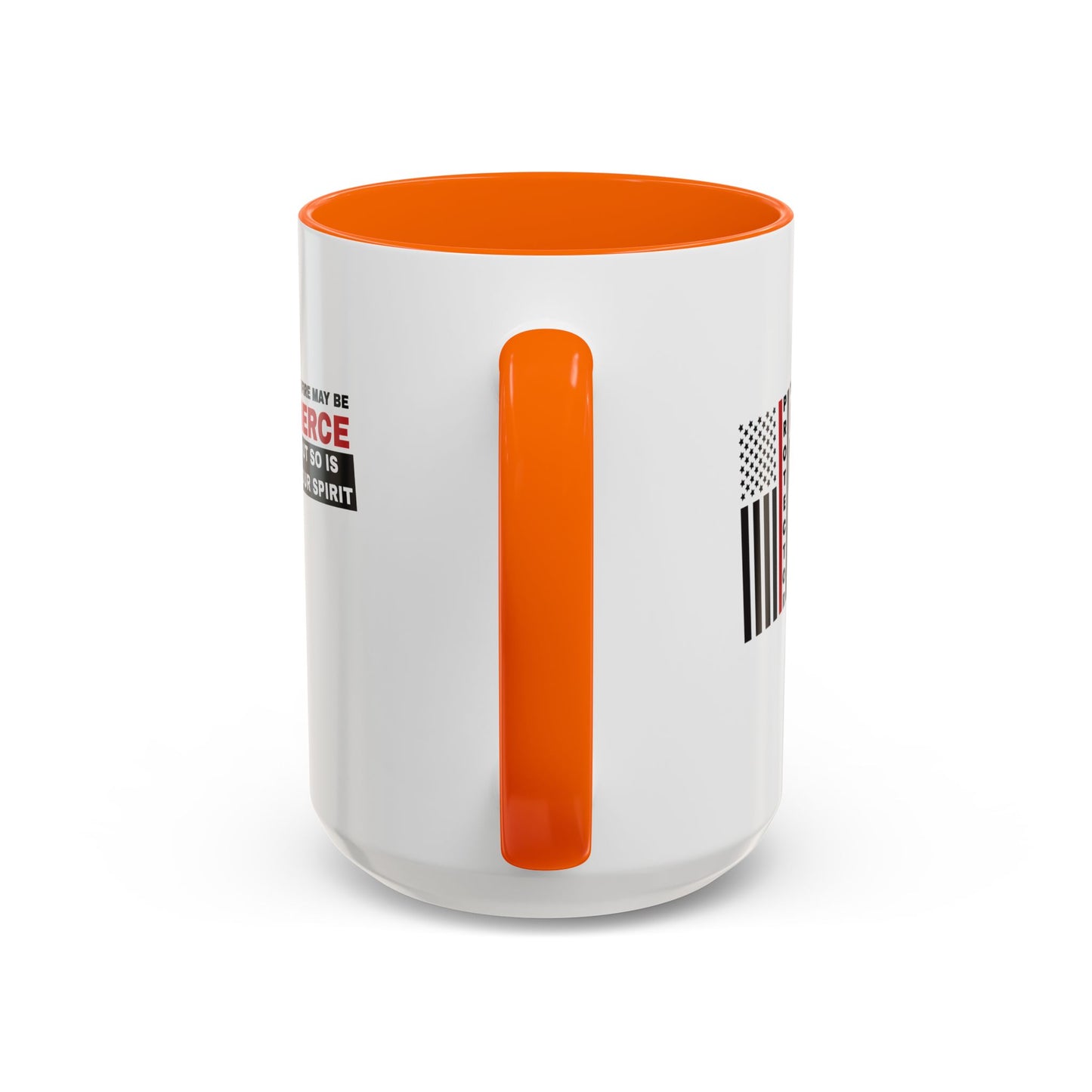 Firefighter Accent Coffee Mug – The fire may be fierce, but so is your spirit