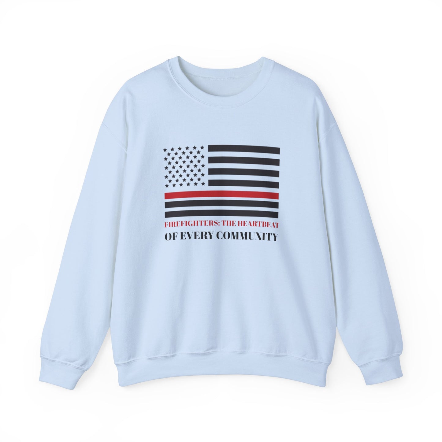 Firefighter Unisex Heavy Blend Crewneck Sweatshirt – Firefighters: The heartbeat of every community
