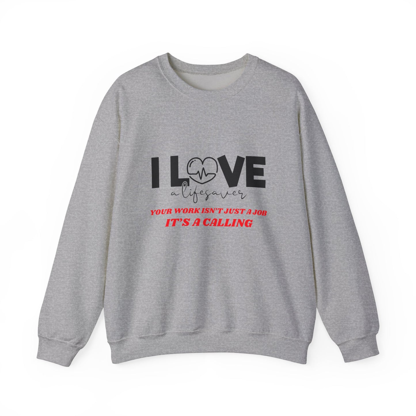 EMS Unisex Crewneck Sweatshirt – Your work isn’t just a job, it’s a calling
