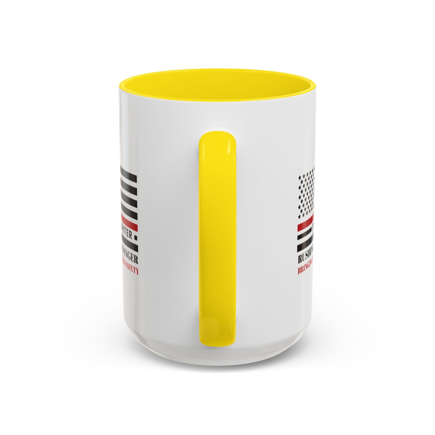 Firefighter Accent Coffee Mug – Rushing into danger, bringing others to safety