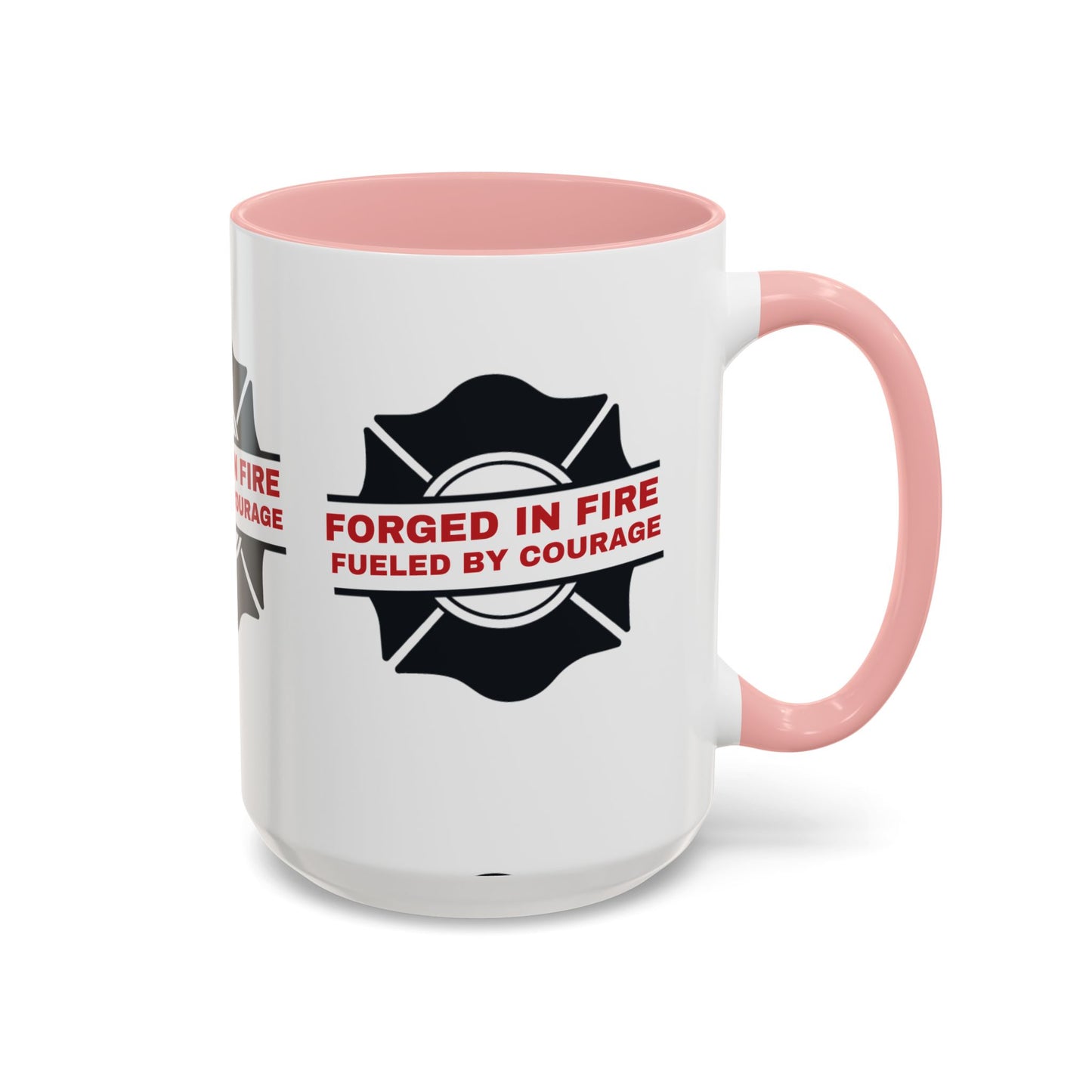 Firefighter Accent Coffee Mug – Forged in fire, fueled by courage