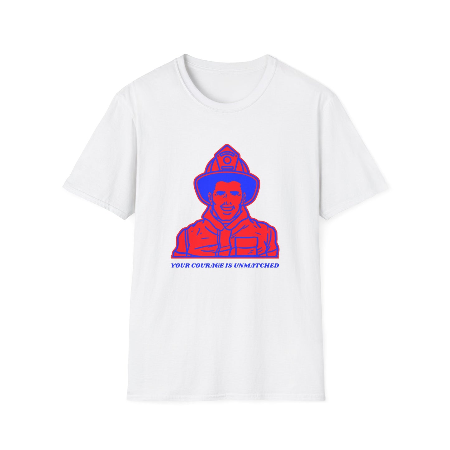 Firefighter Softstyle T-Shirt – Your courage is unmatched