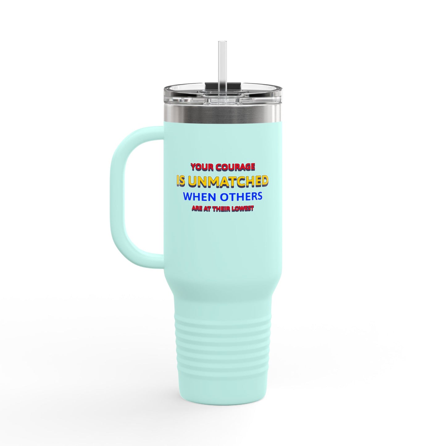 EMS Insulated Travel Mug, 40oz - Your courage is unmatched when others are at their lowest