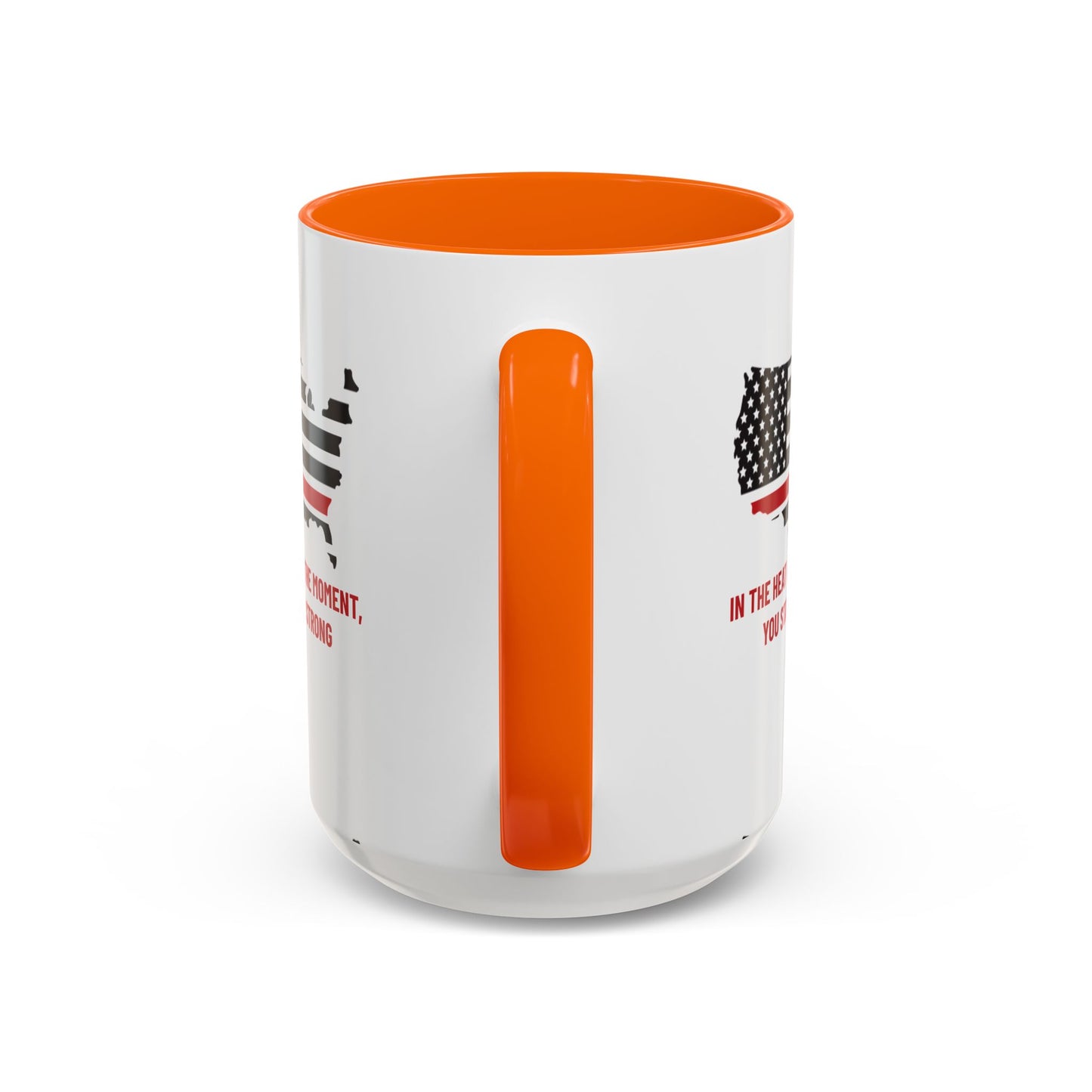 Firefighter Accent Coffee Mug – In the heat of the moment, you stand strong
