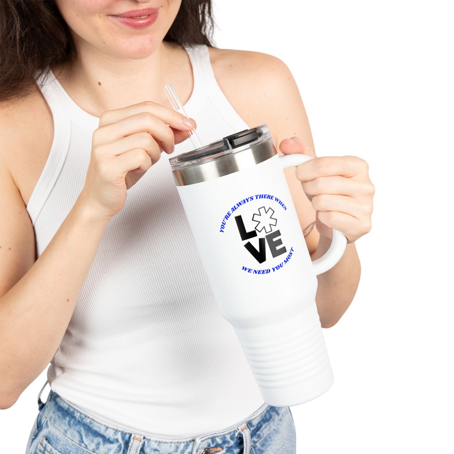 EMS Insulated Travel Mug, 40oz - You’re always there when we need you most
