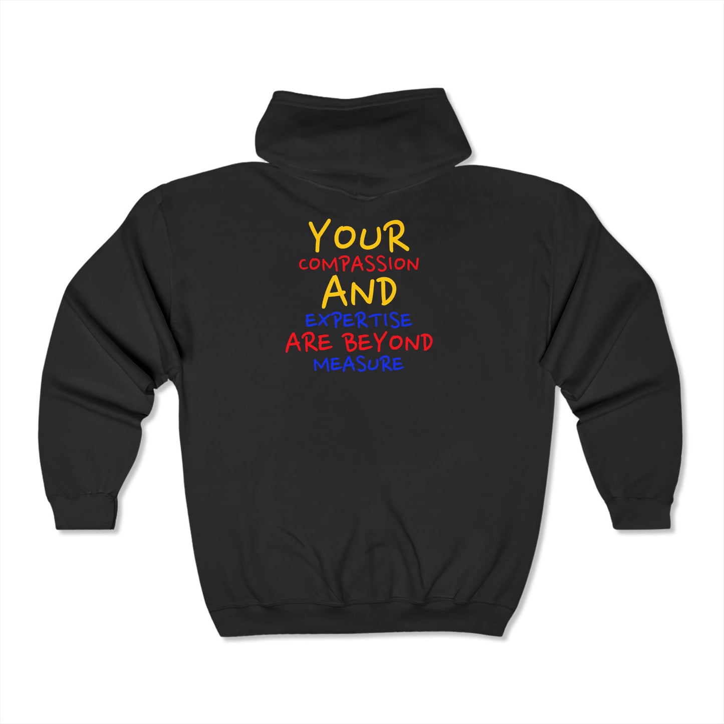 EMS Unisex Full Zip Hooded Sweatshirt – Your compassion and expertise are beyond measure