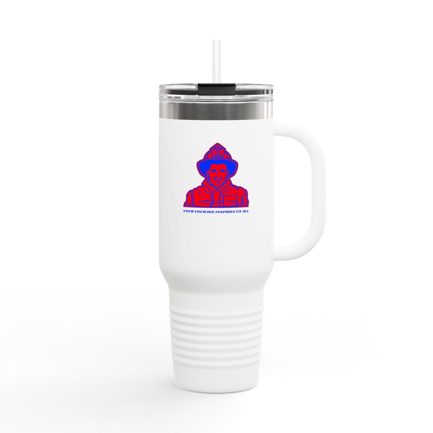 Firefighter Insulated Travel Mug, 40oz – Your courage inspires us all