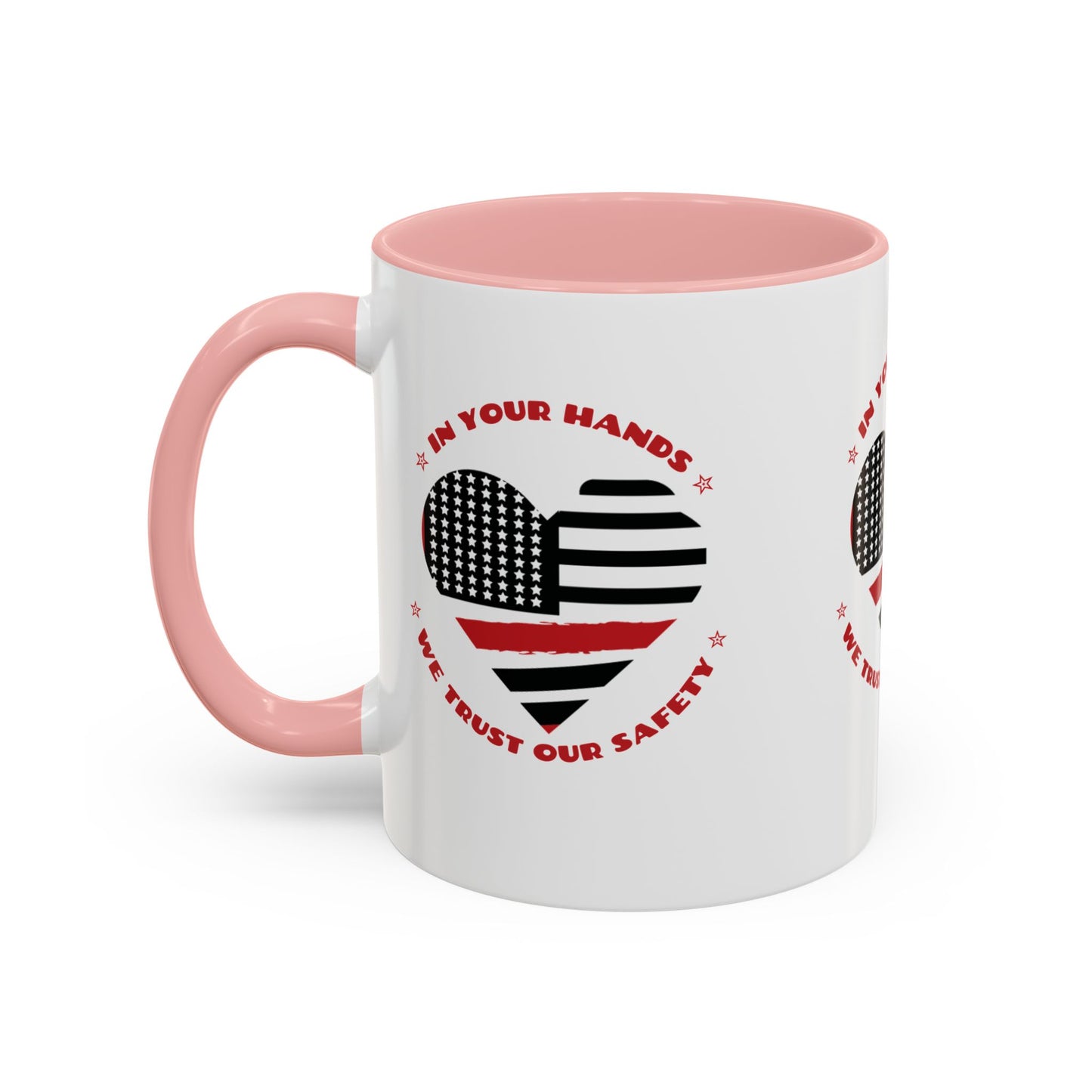 Firefighter Accent Coffee Mug – In your hands, we trust our safety
