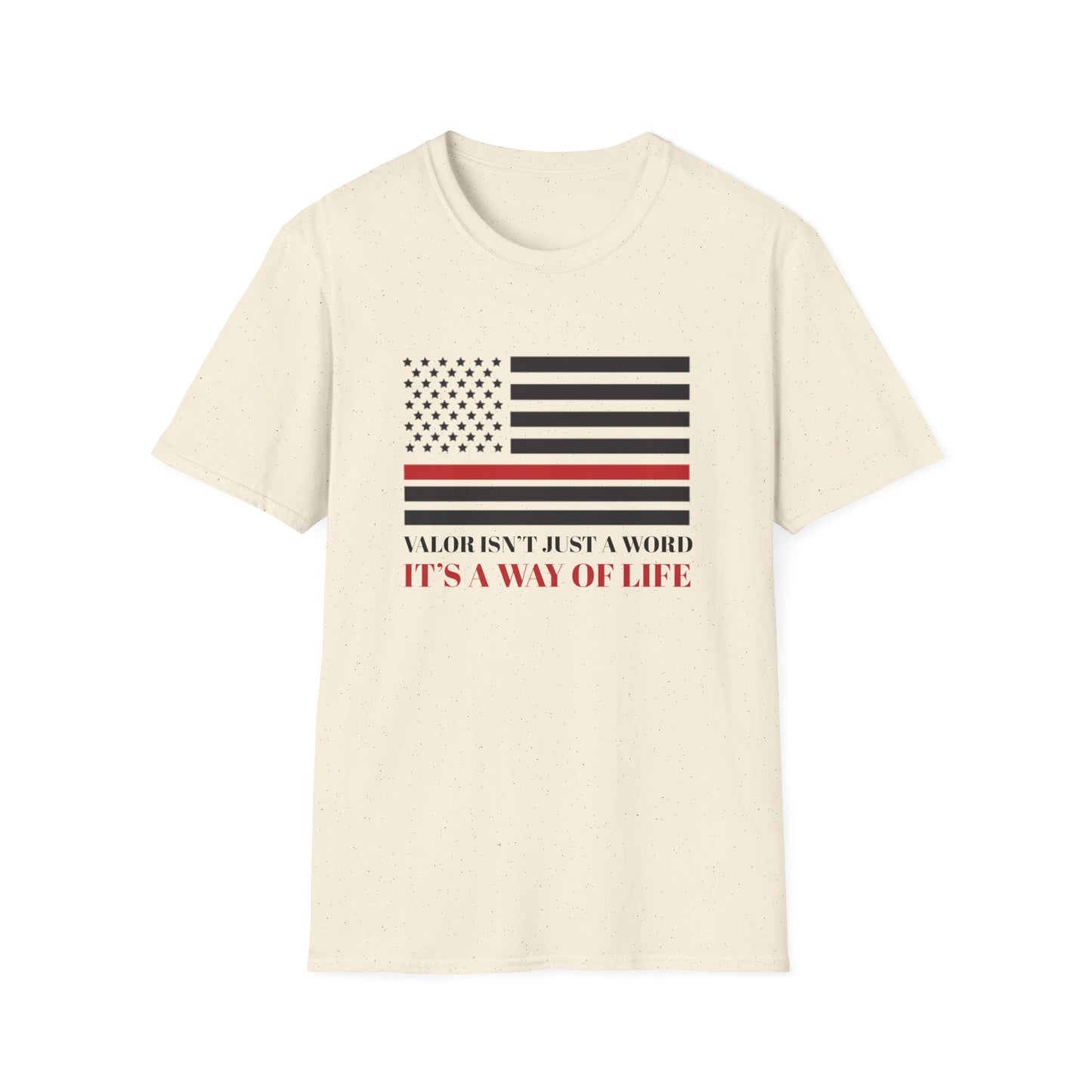 Firefighter Softstyle T-Shirt – Valor isn’t just a word—it’s a way of life