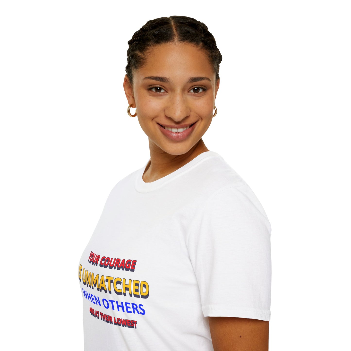 EMS Inspiration Softstyle T-Shirt – Your courage is unmatched when others are at their lowest